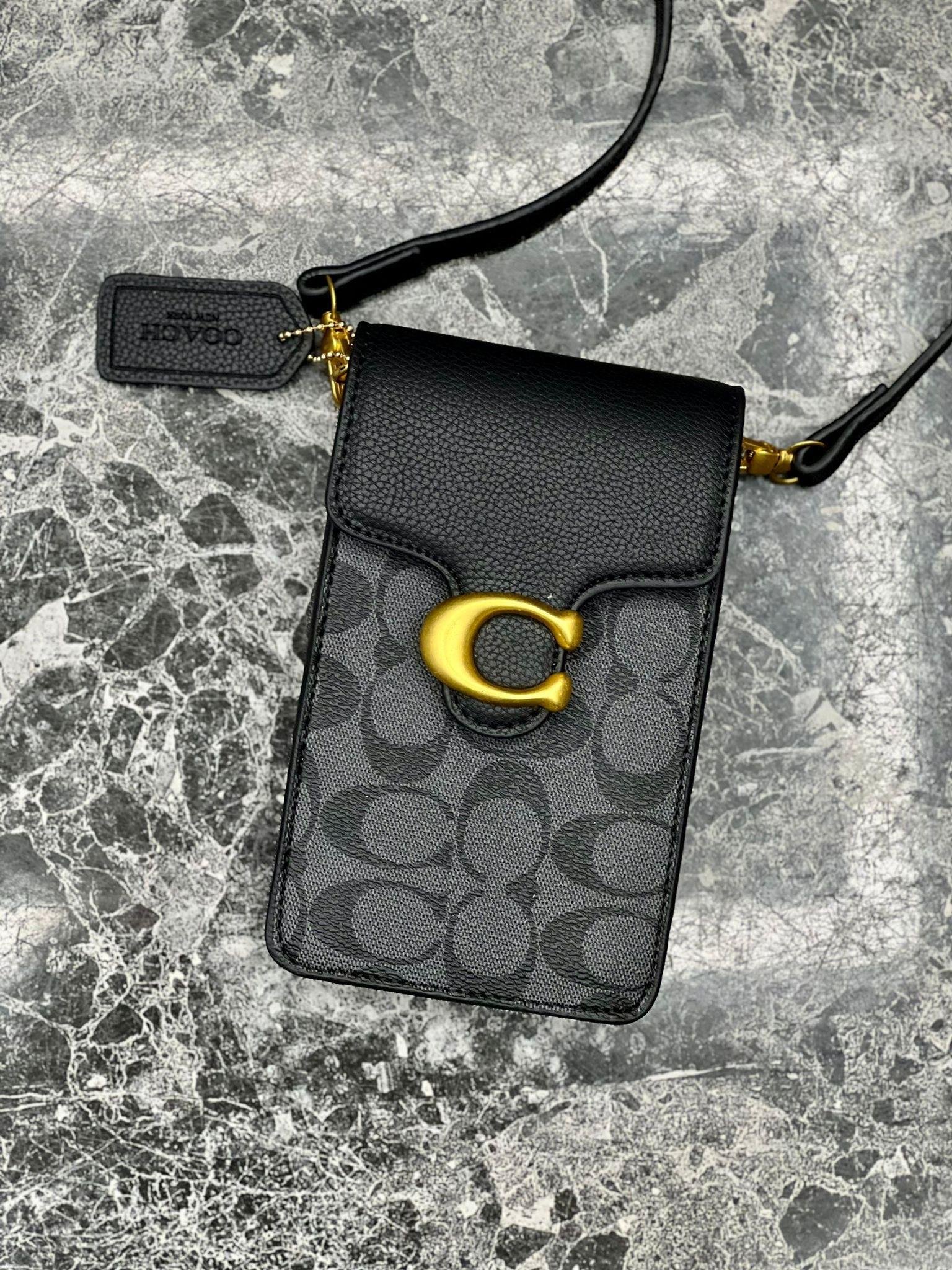 Askılı Telefonluk Black