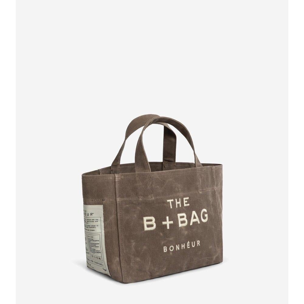 B+bag Kanvas Chocolate Malt Çanta
