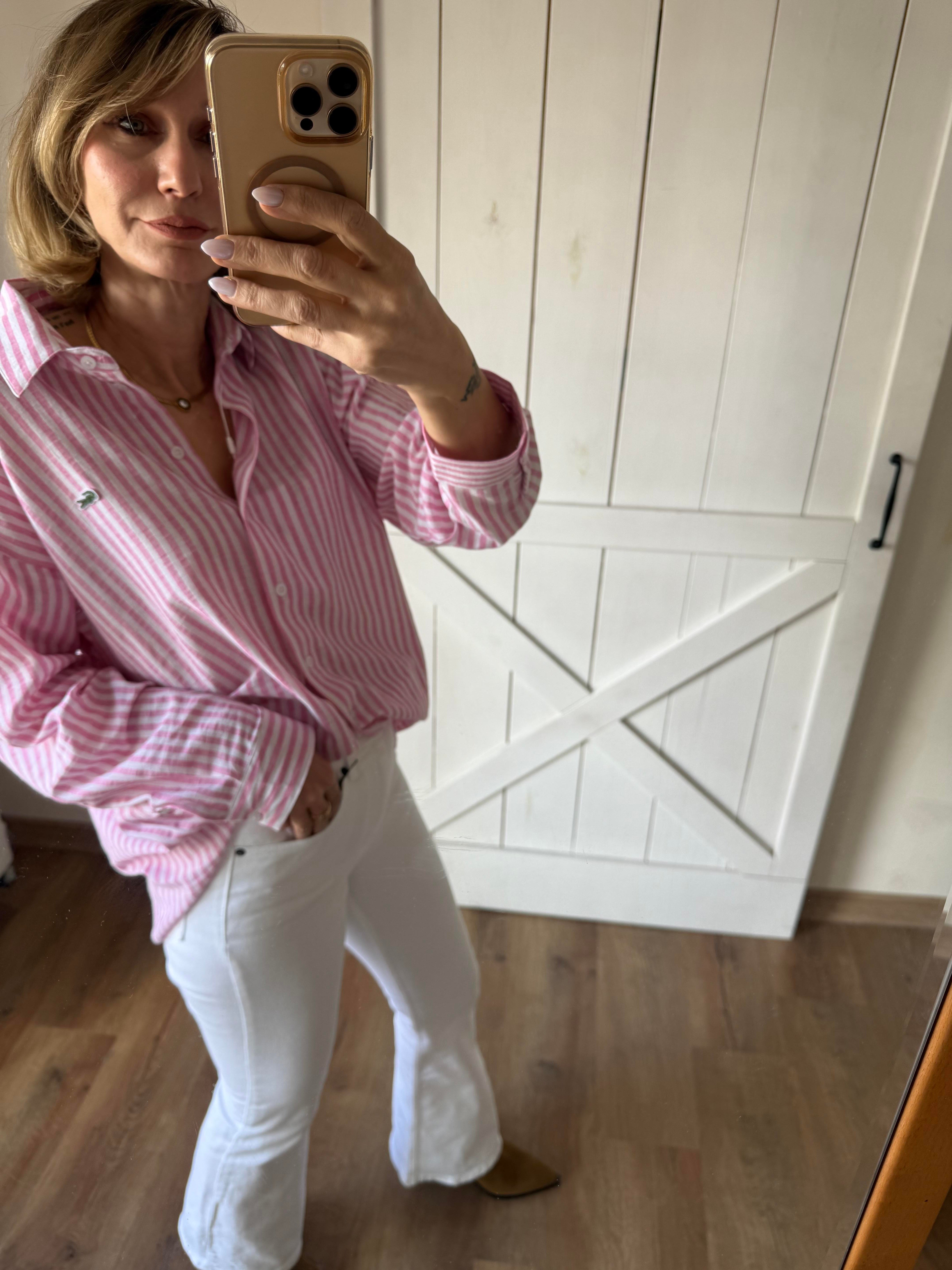 Beyaz Hafif İspanyol Jean