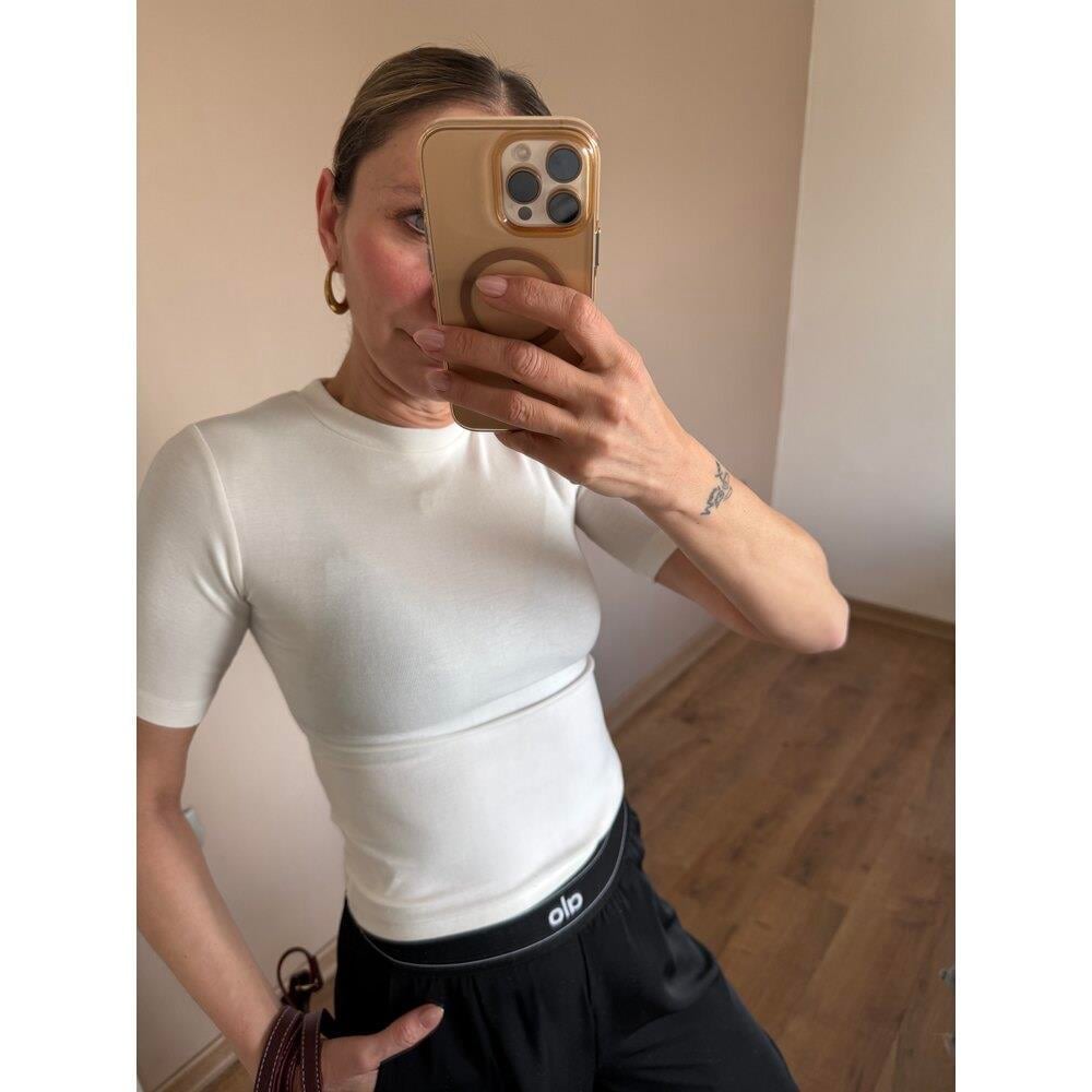 Buzzy Beyaz Yarım Kol Body