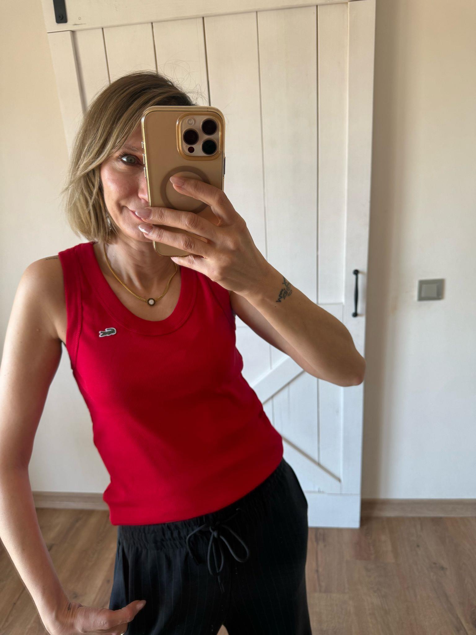 Fitilli Kırmızı Atlet