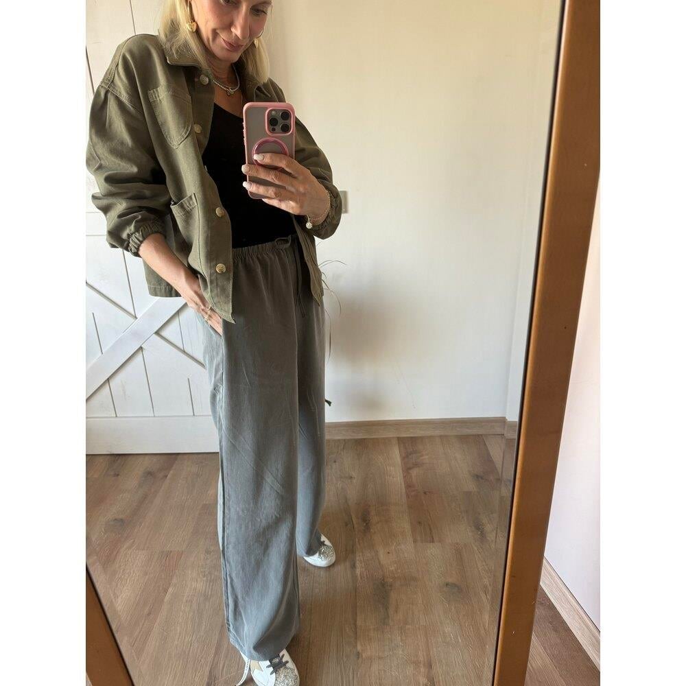 Haki Tensel Pantolon