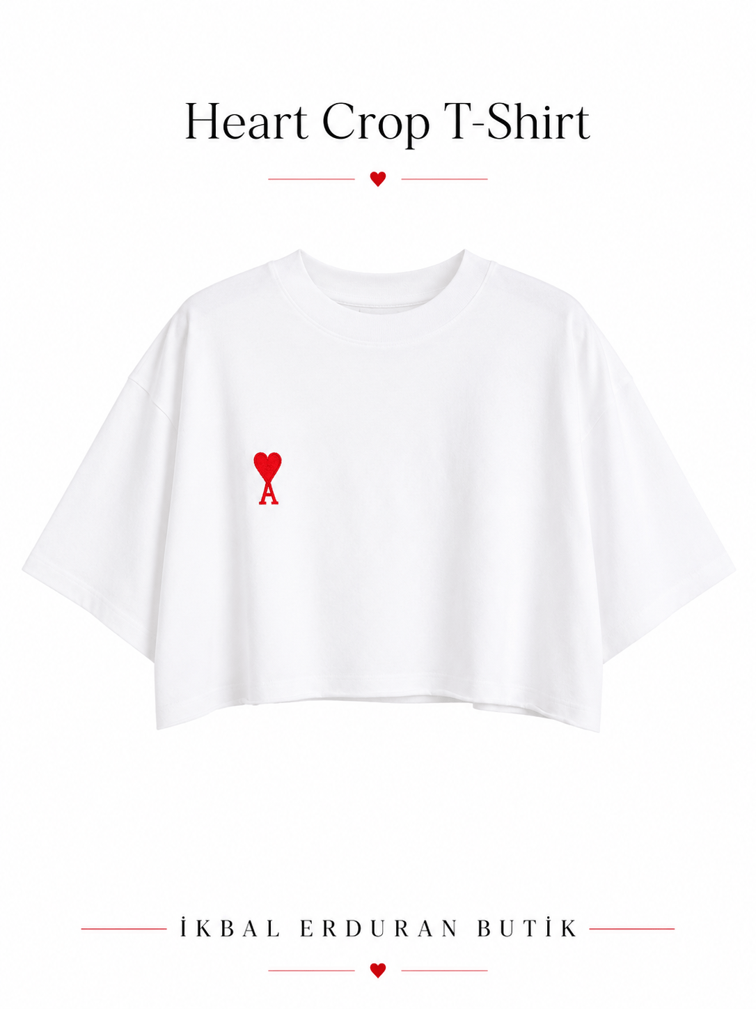Heart Crop Tshirt 