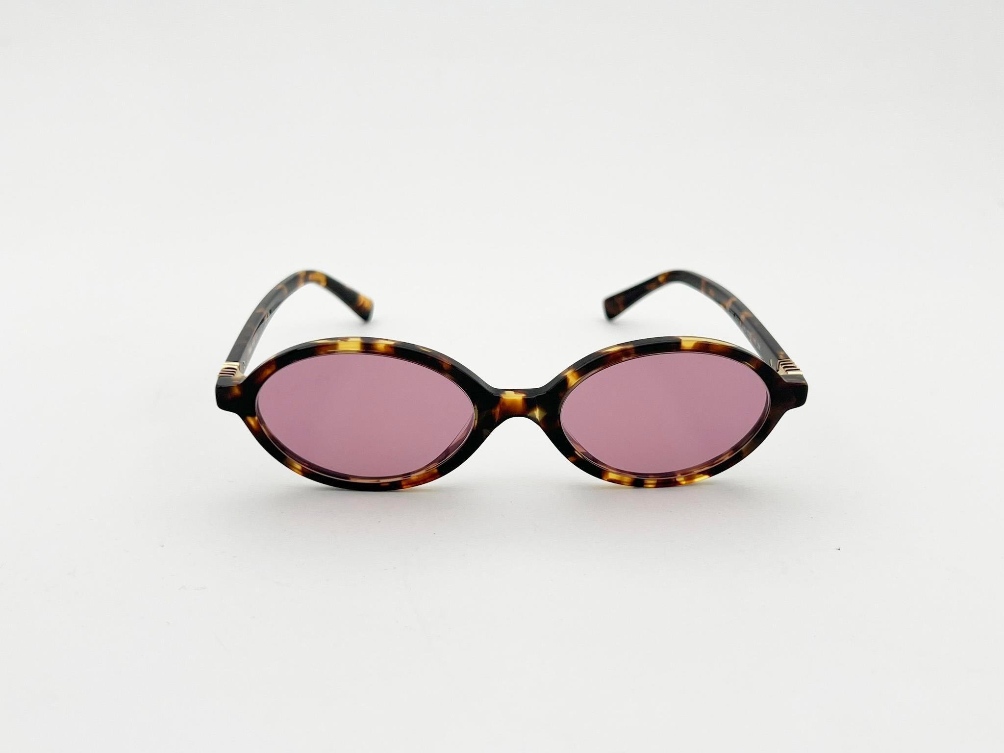 Kahve Çerçeve Pink Cam Sunglasses