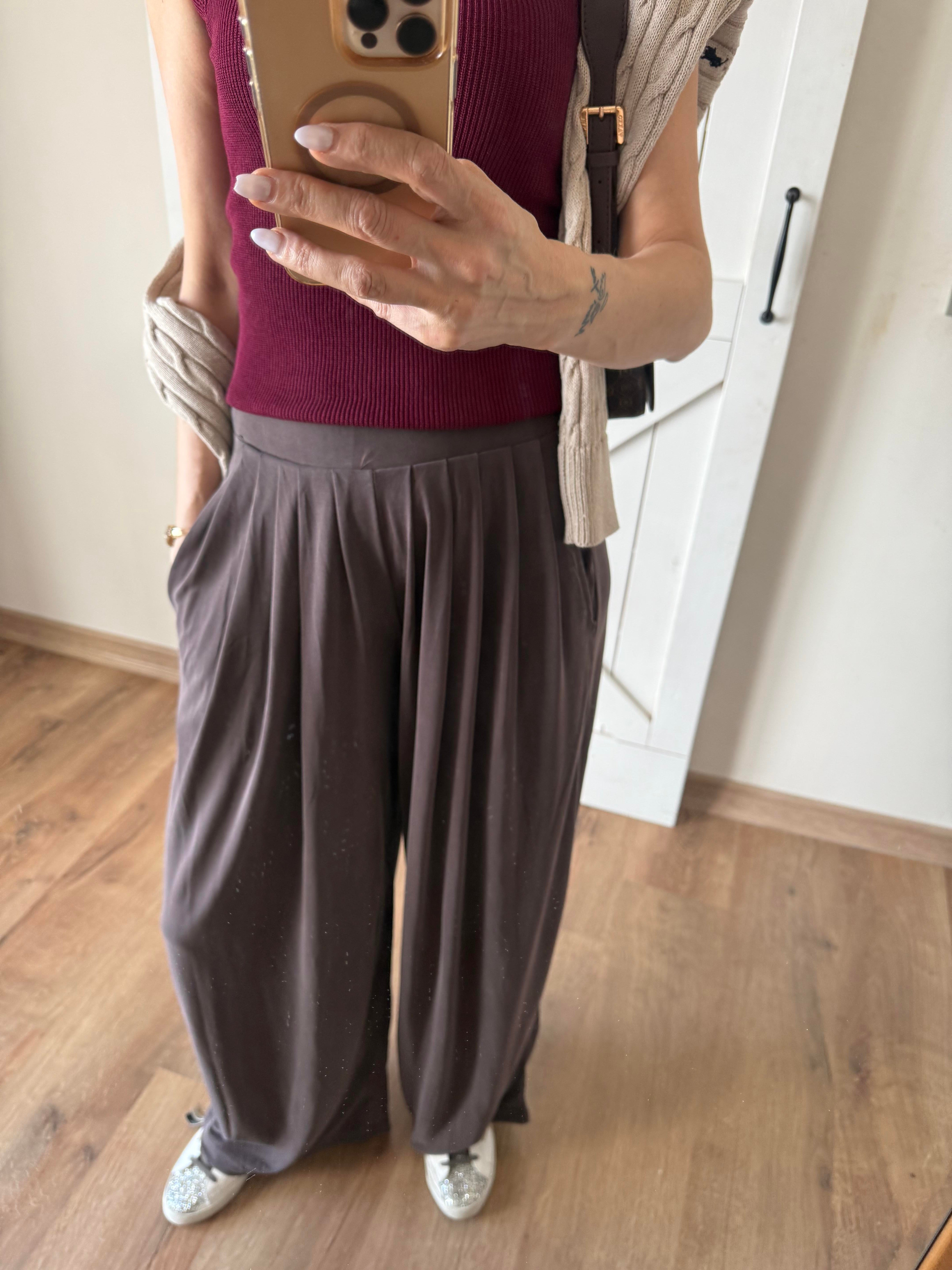 Kahve Şalvar Pantolon