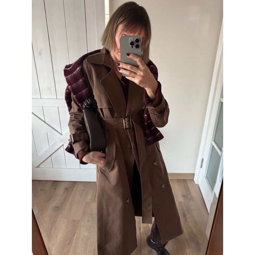 Kahverengi Prfemium Trençkot