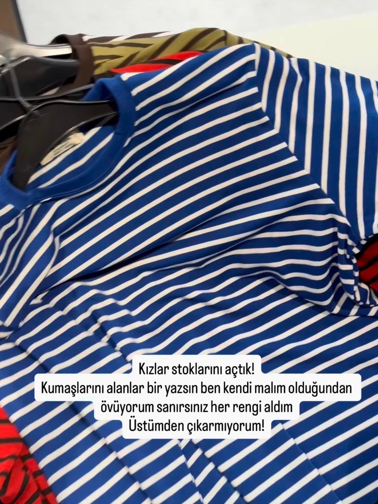 Lacivert Çizgili Basic