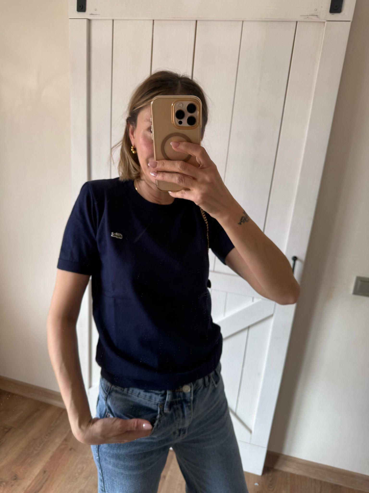 Lacivert Yumuşak Doku Triko Tshirt