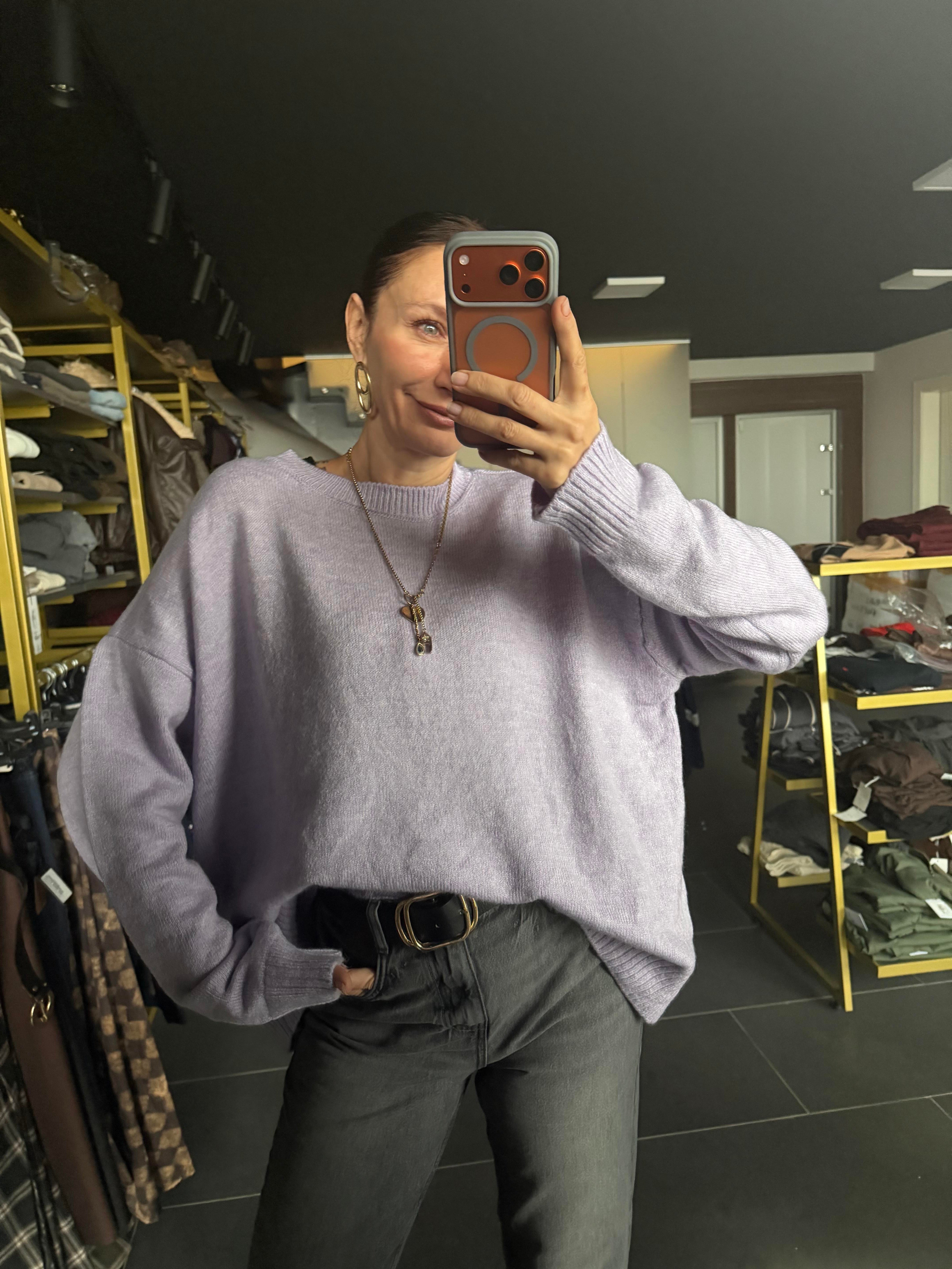 Lila Basic Salaş Kazak