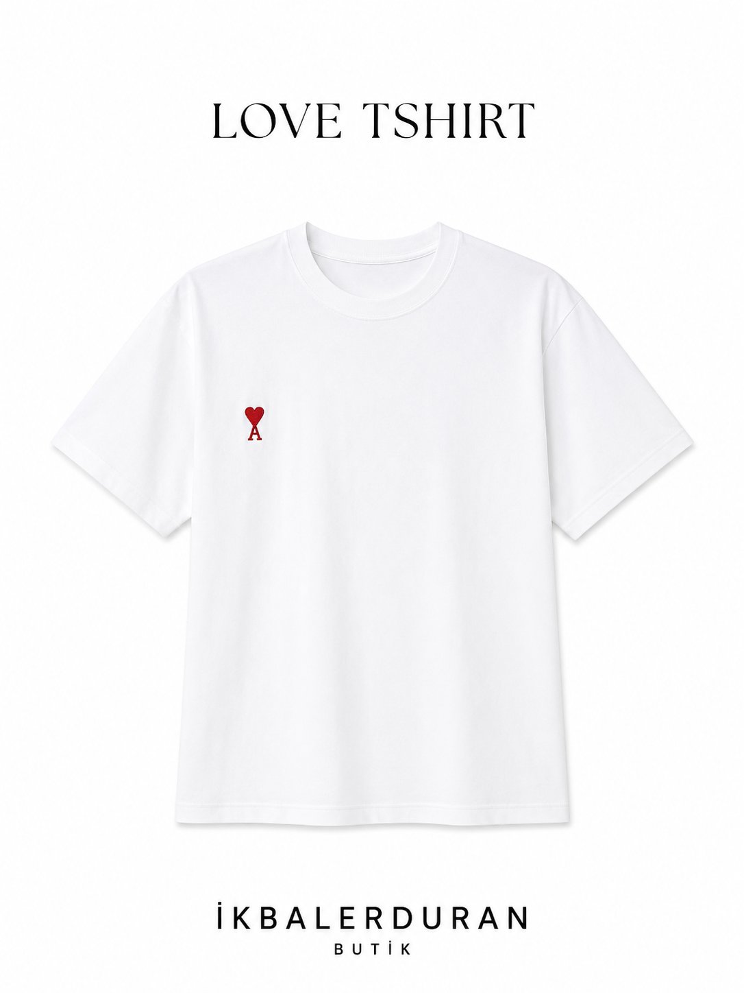Love Kırıl Beyaz  Tshirt