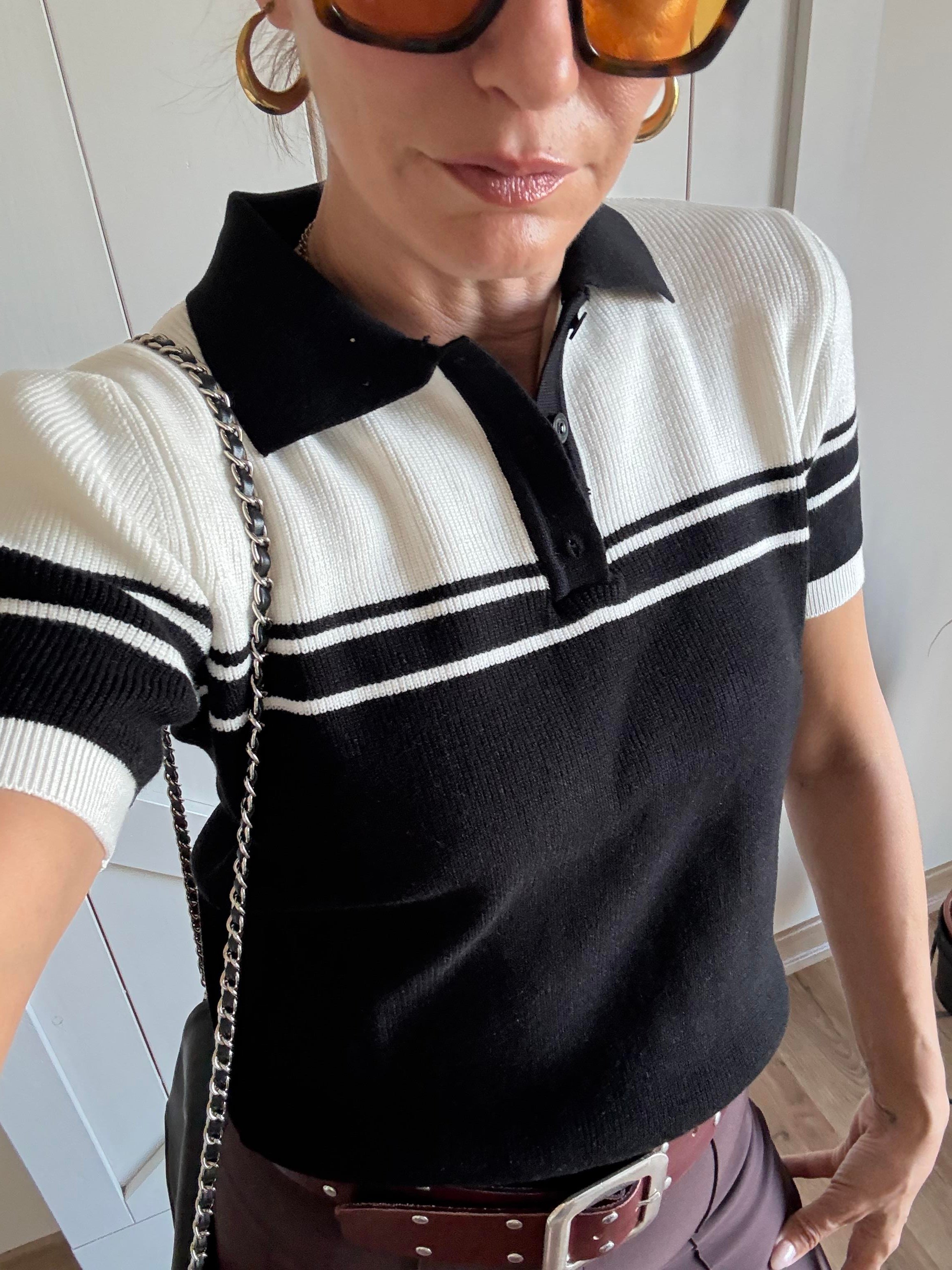 Massi Laci Polo Yaka Triko Bluz