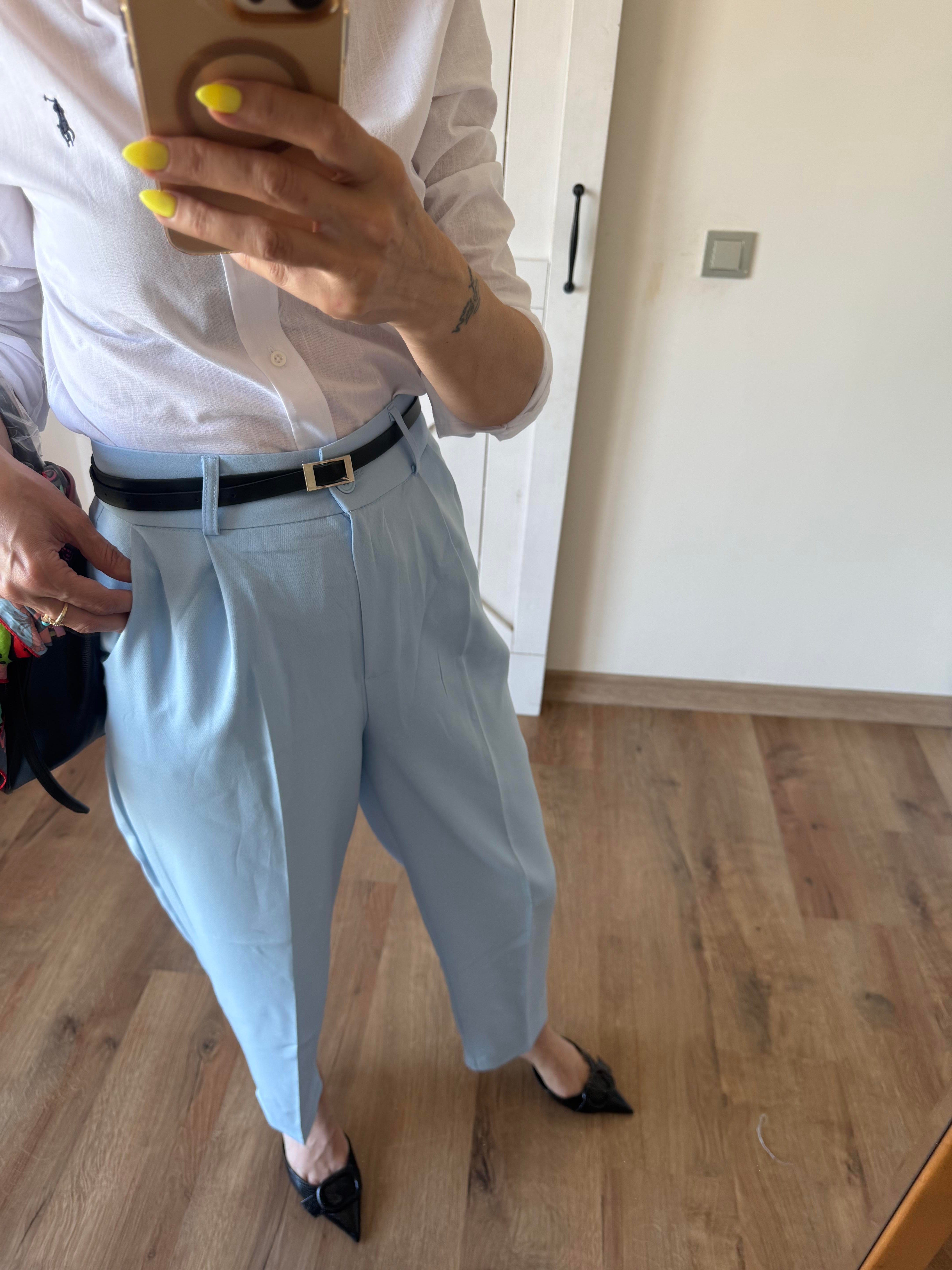 Mavi Havuç Pantolon