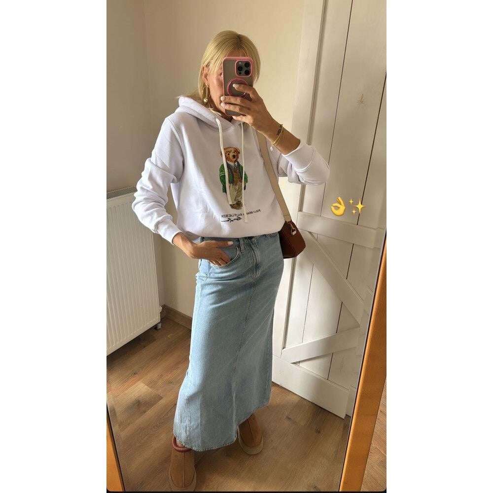 Mavi Maxi Denım Etek