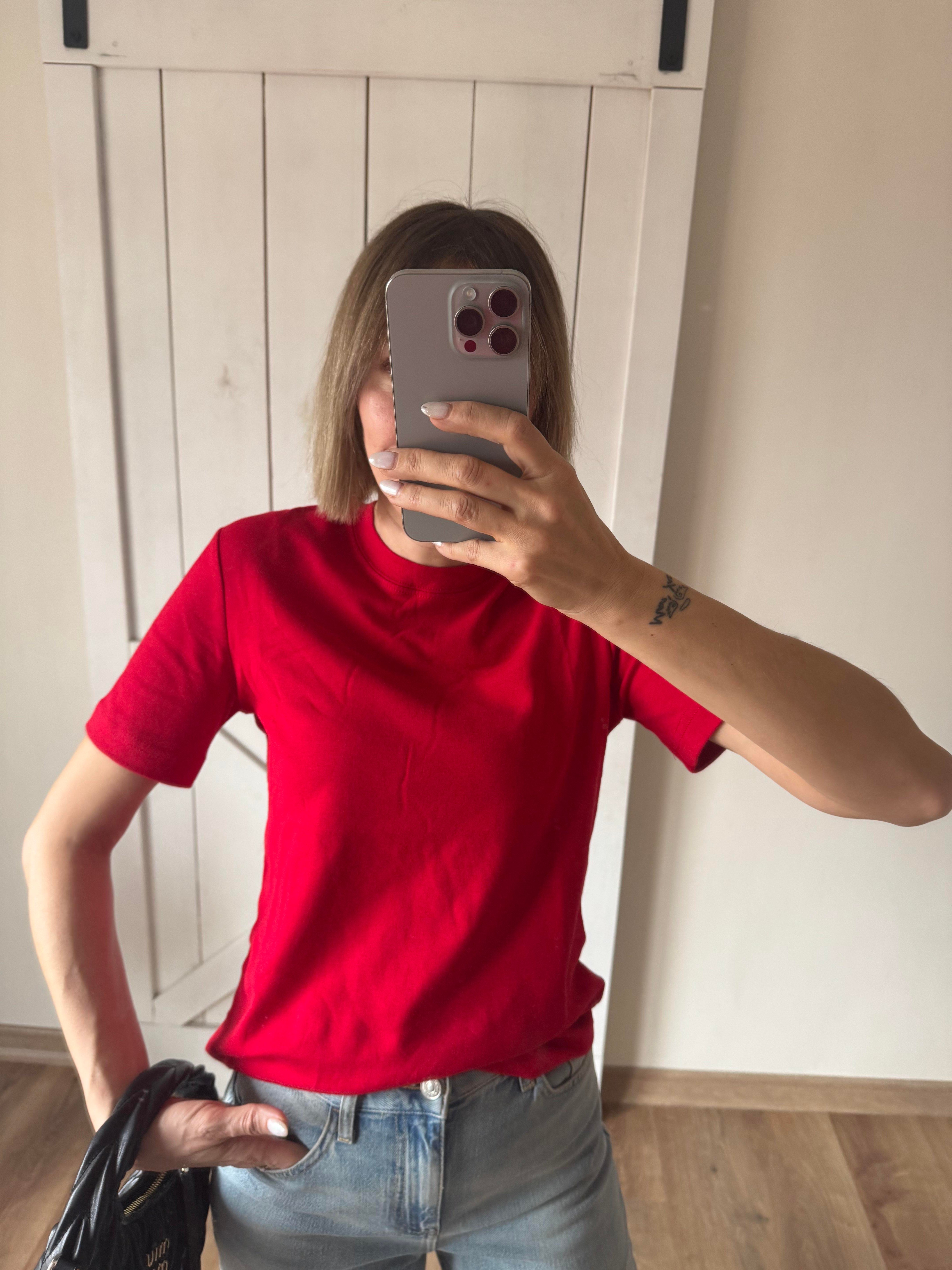 Md Basic Red Tshirt