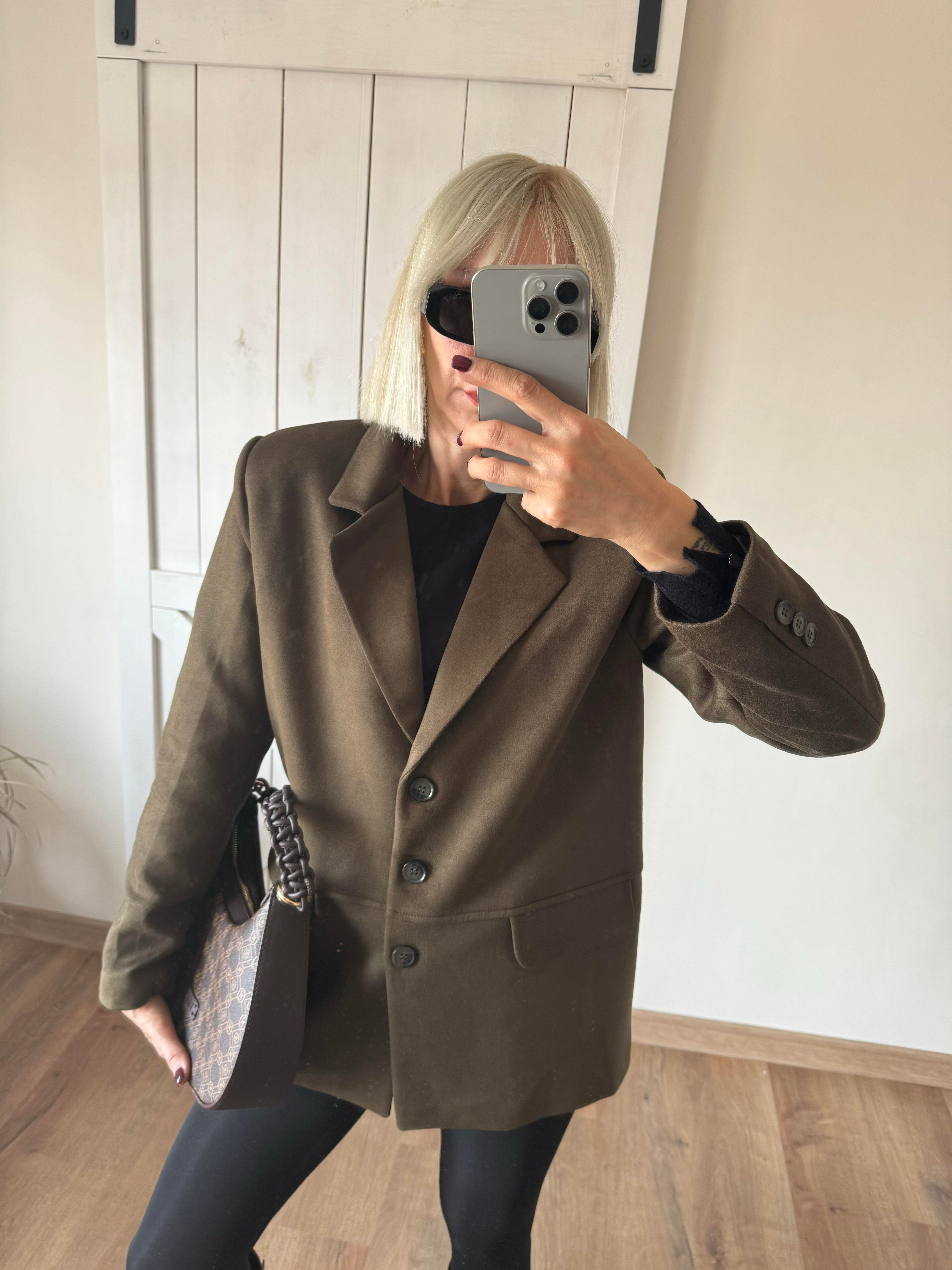 Md Haki Nubuk Blazer