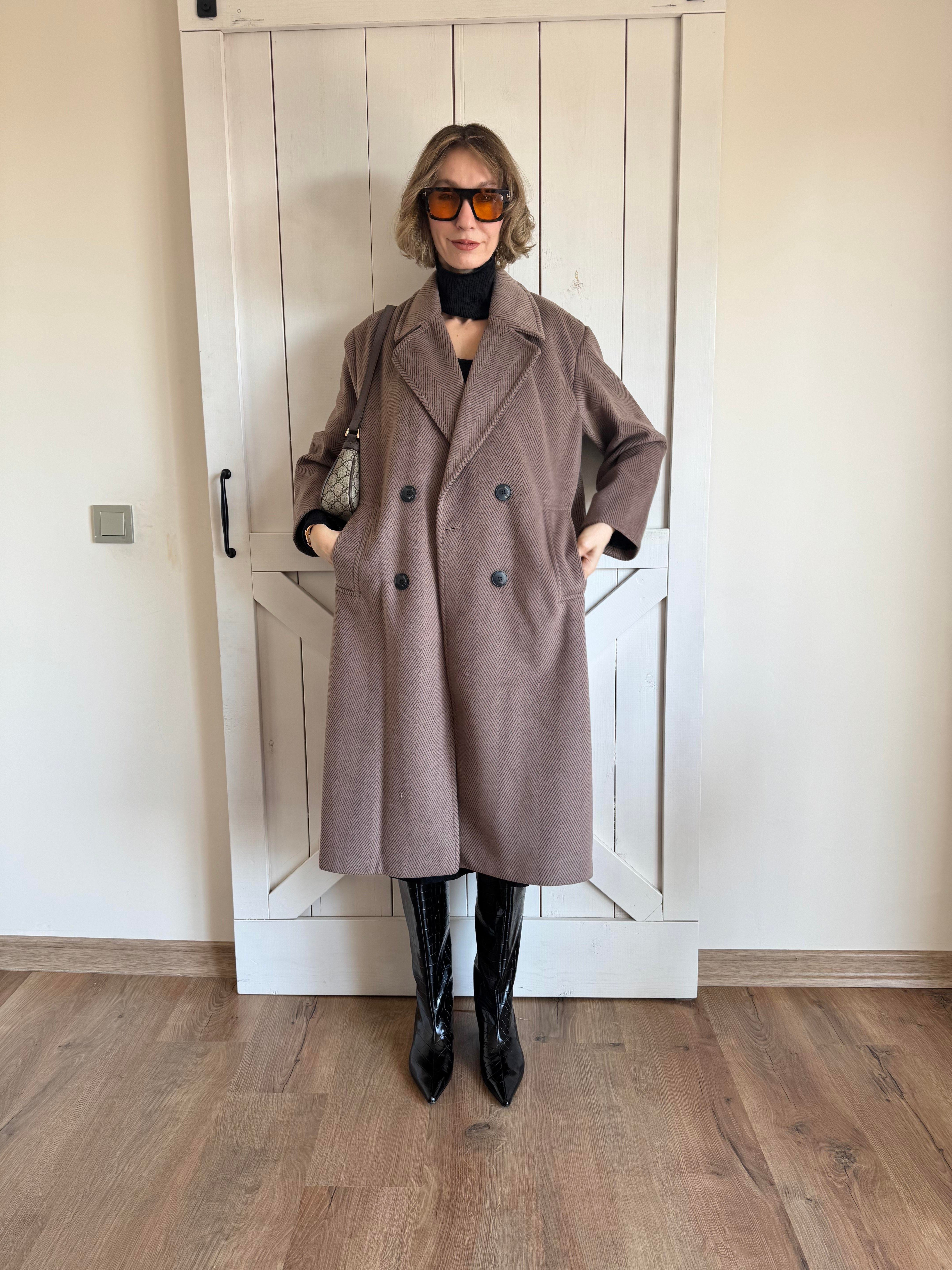 Md Premium Yün Kaşe Kaban