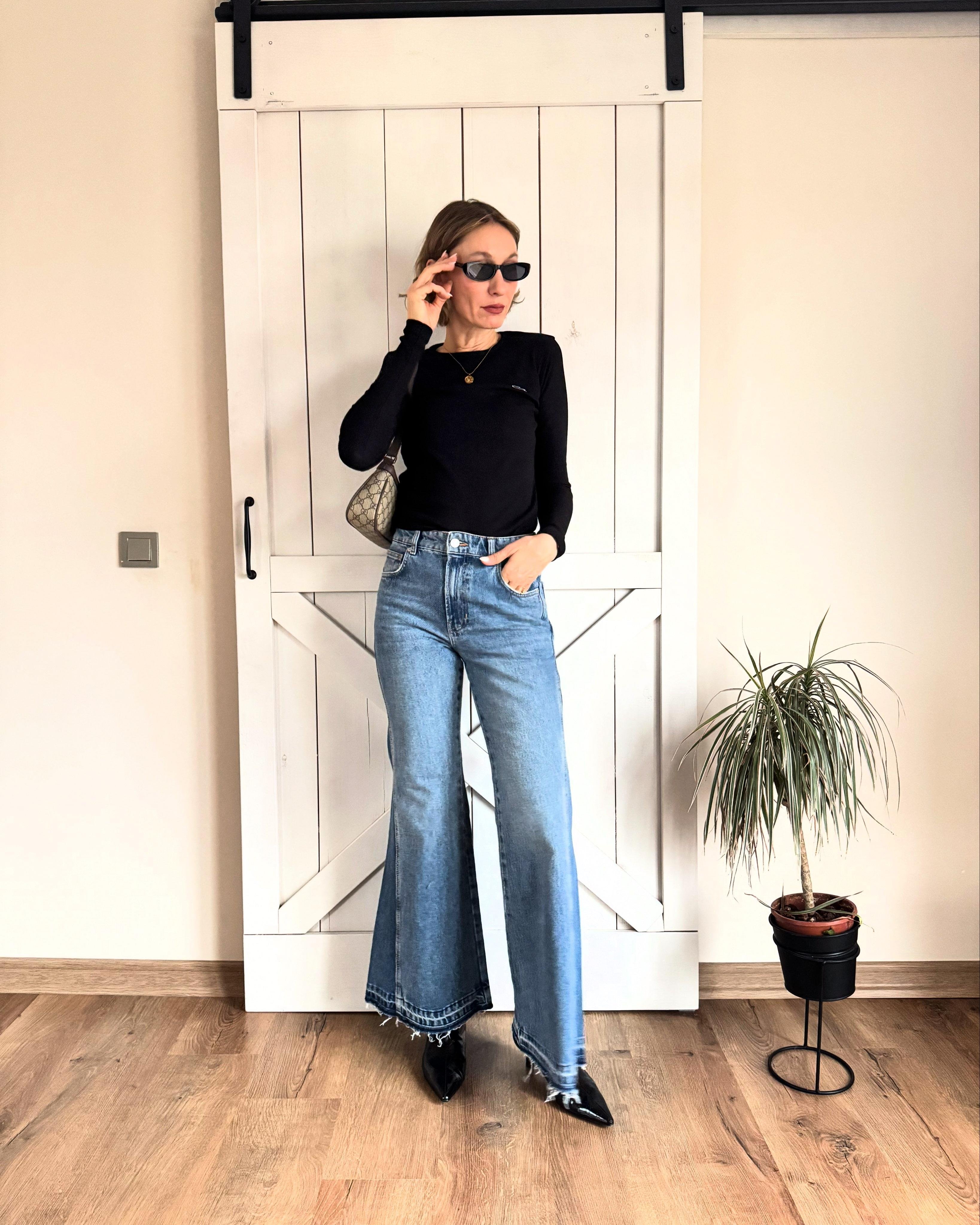 Mint Velvet Şeritli Jean