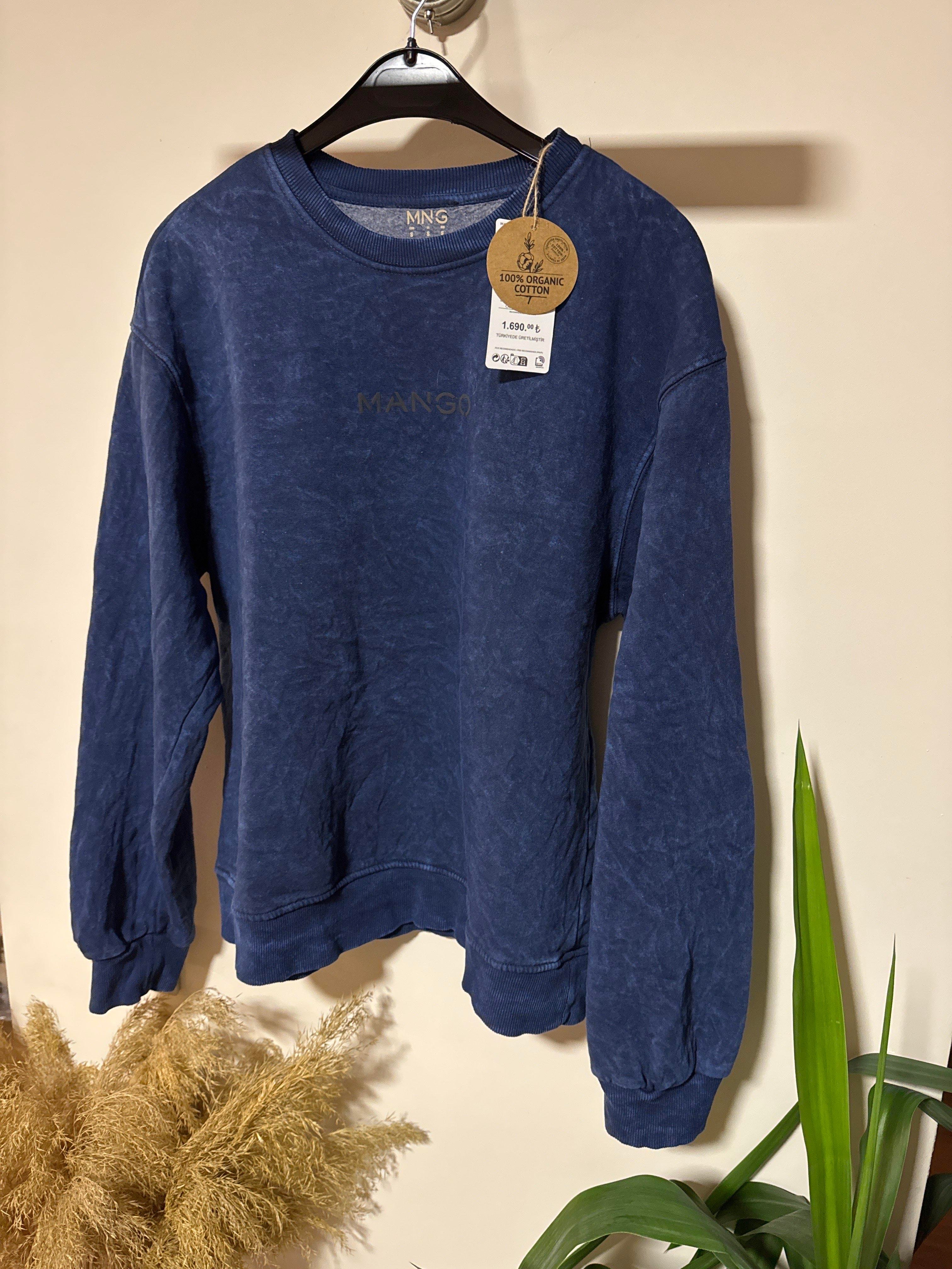 Mng Mavi Batik Sweatshirt