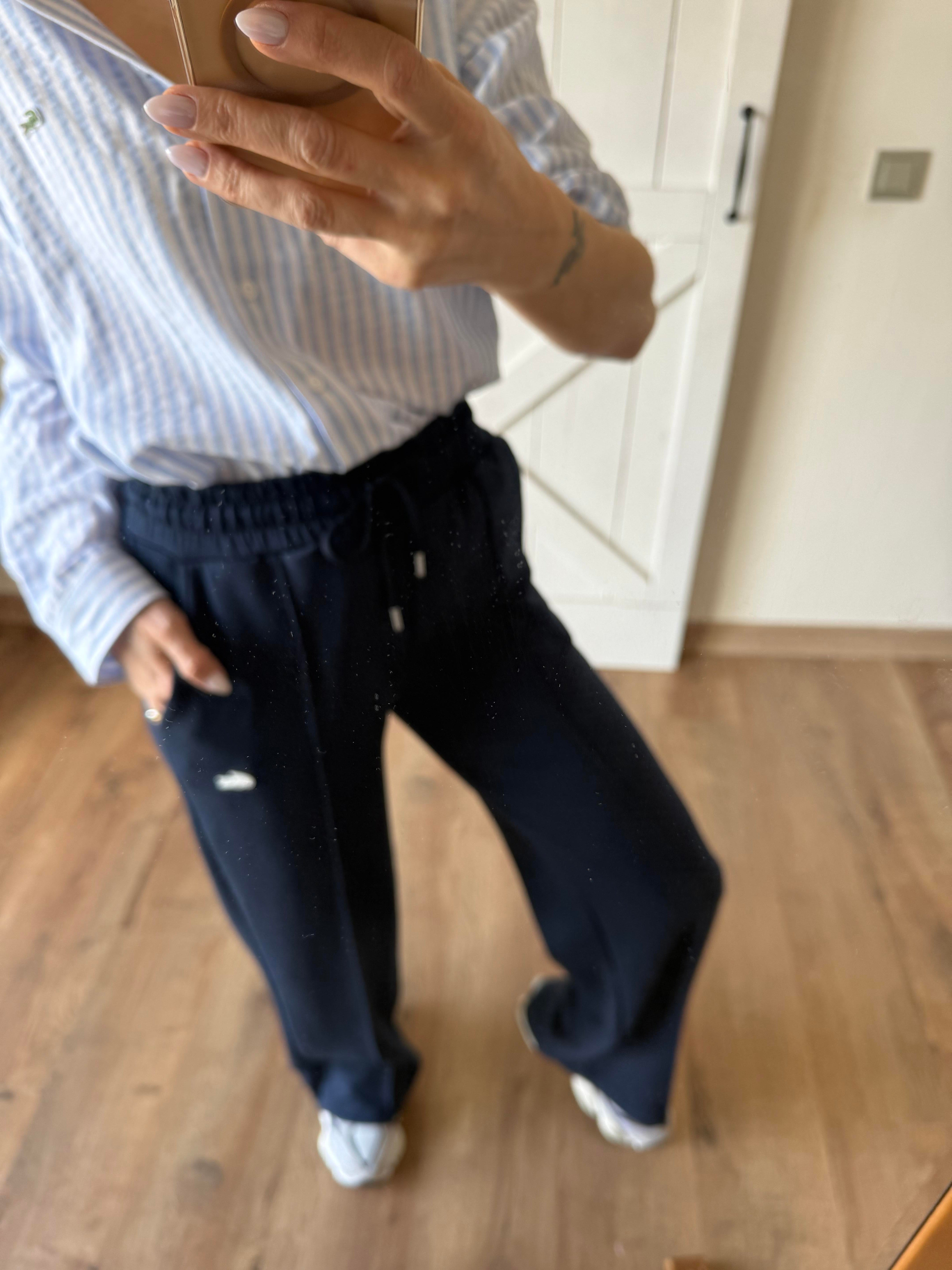 Önü Dikişli Laciver Pantolon