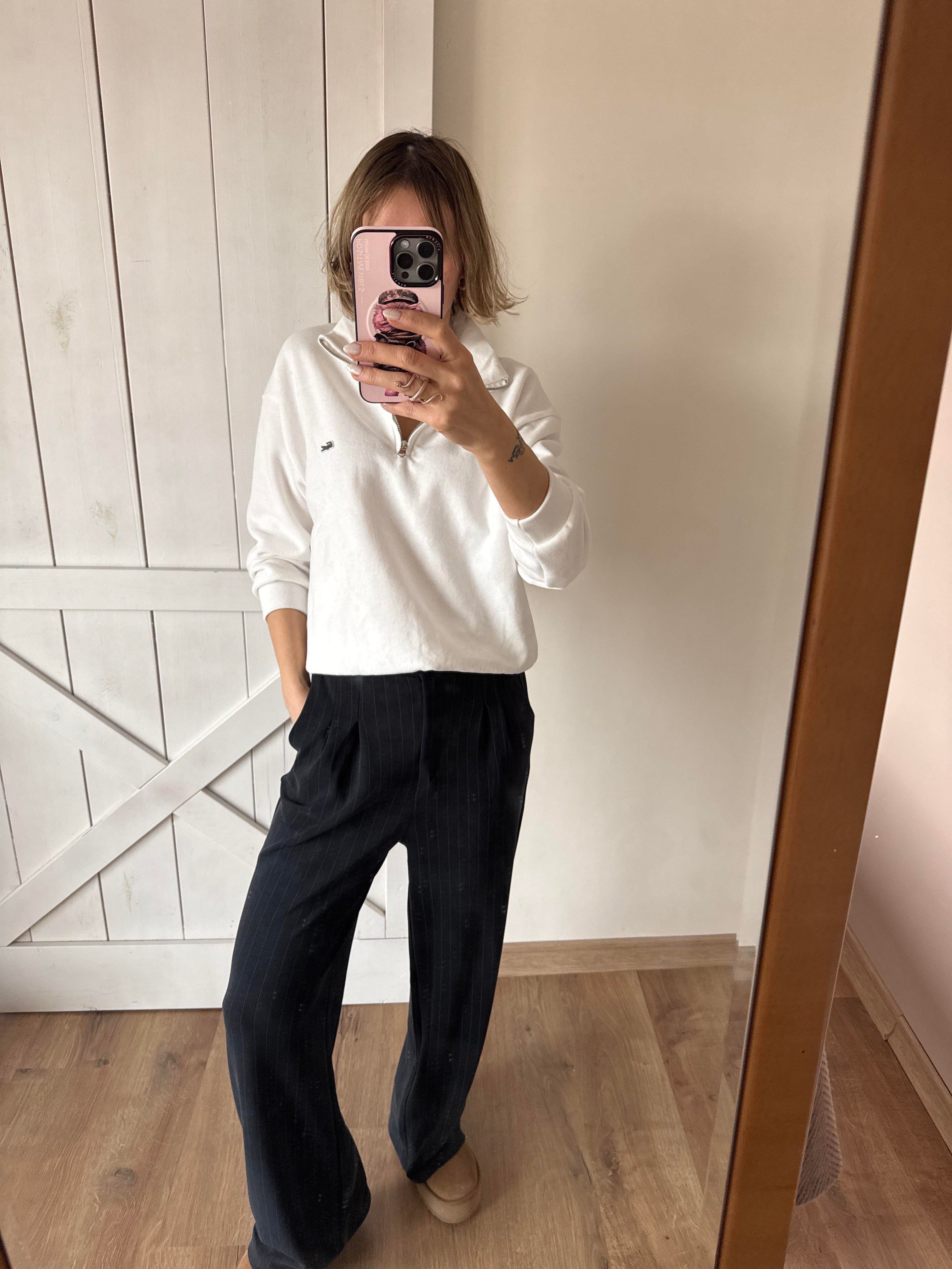 Pileli Çizgili Palazzo