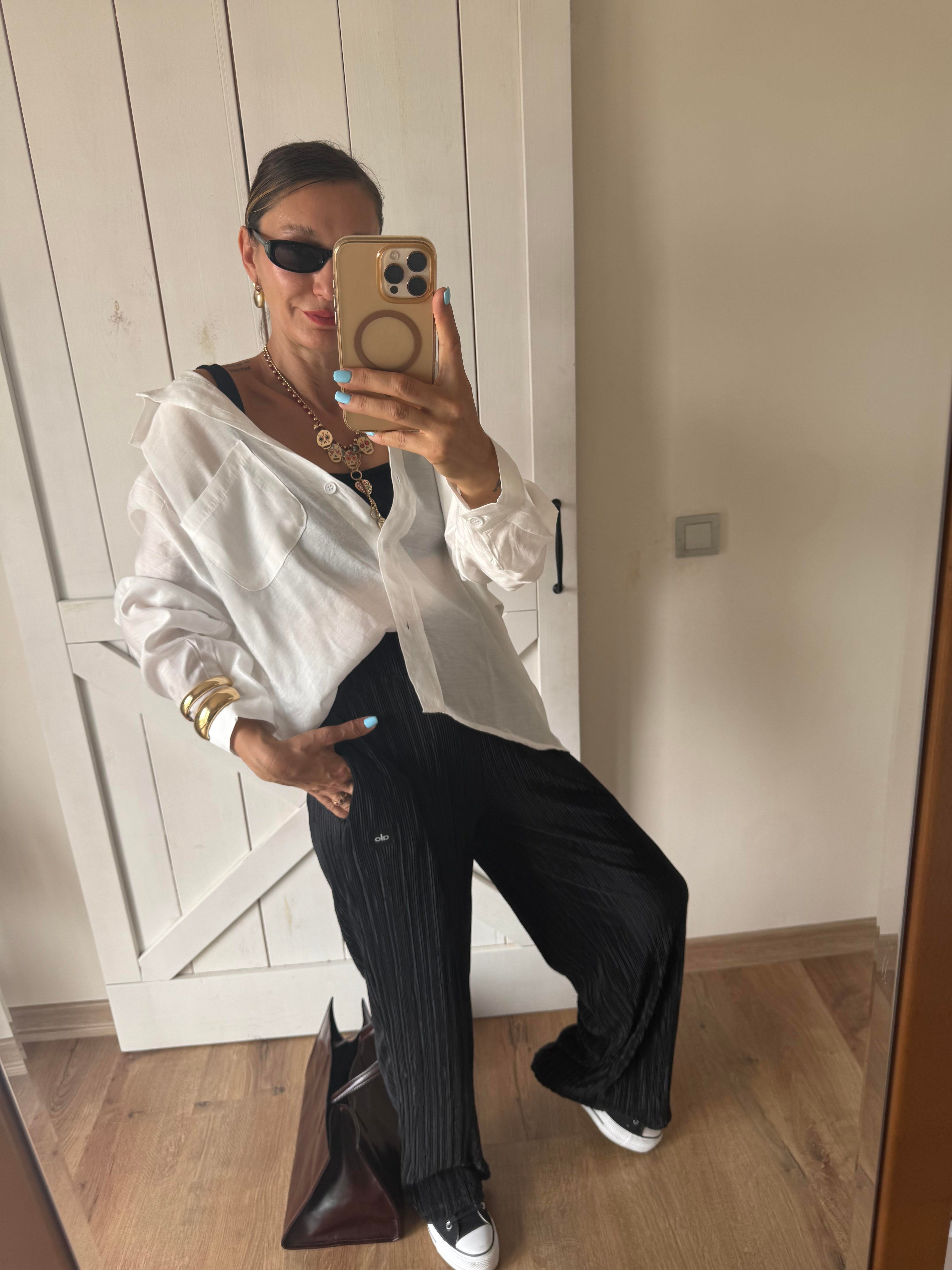 Pilili Siyah Aloha Pantolon