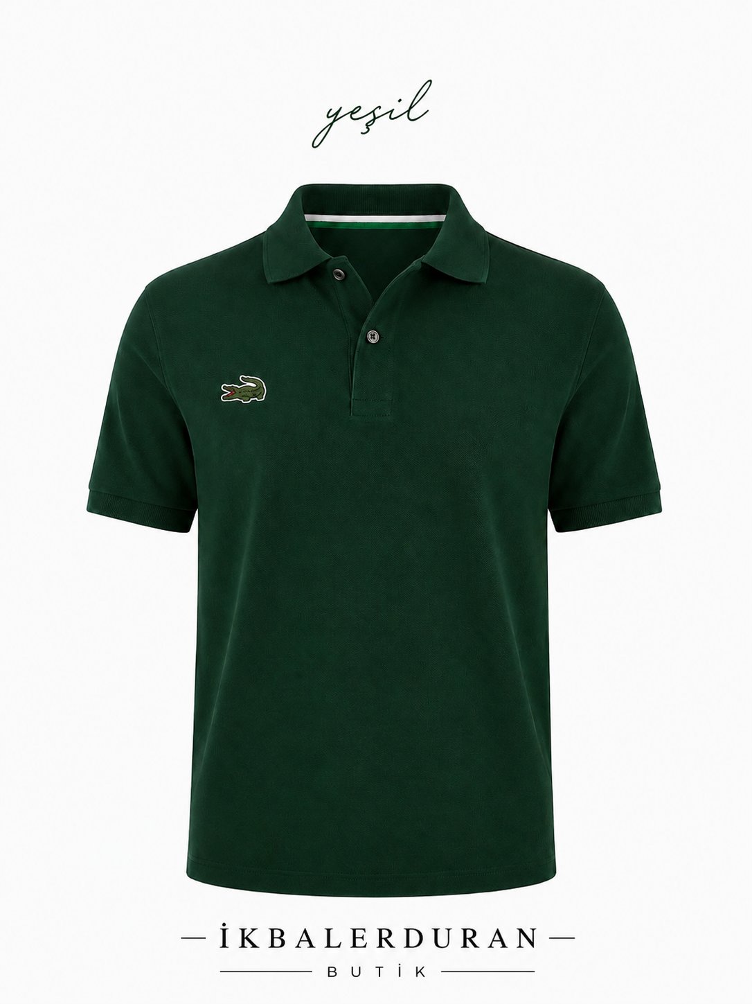 Polo Yaka Lcs Yeşil Tshirt