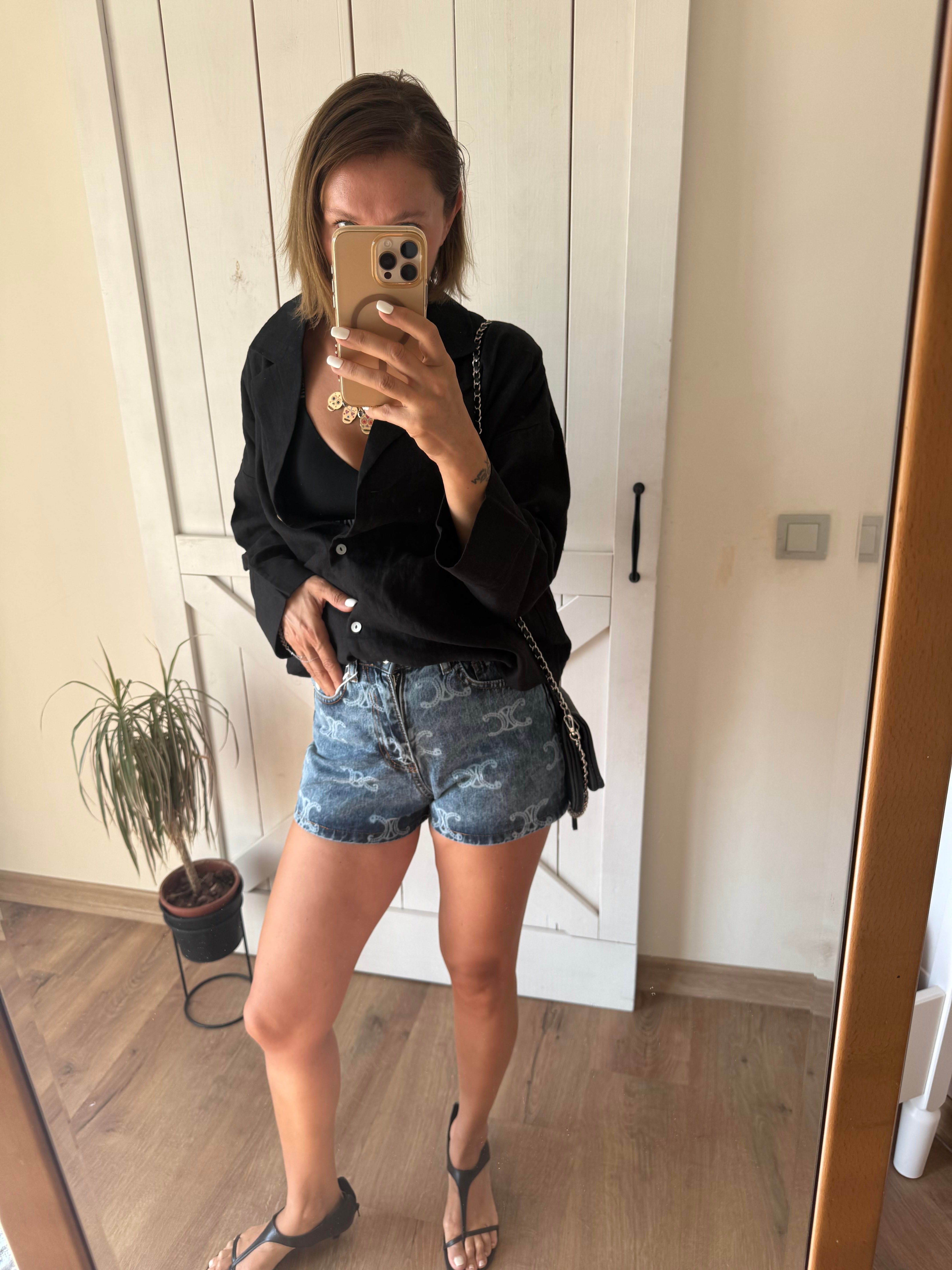 Premium Selin Mini Denim Şort