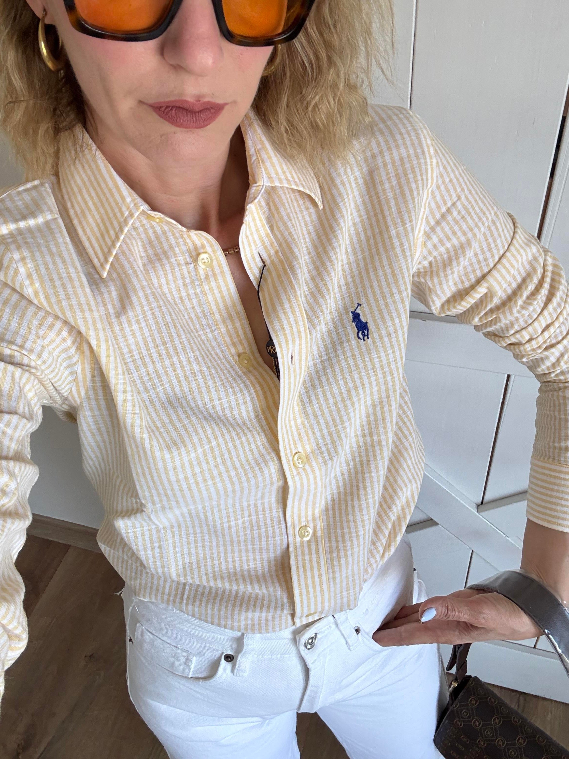 Sarı Çizgili Gömlek