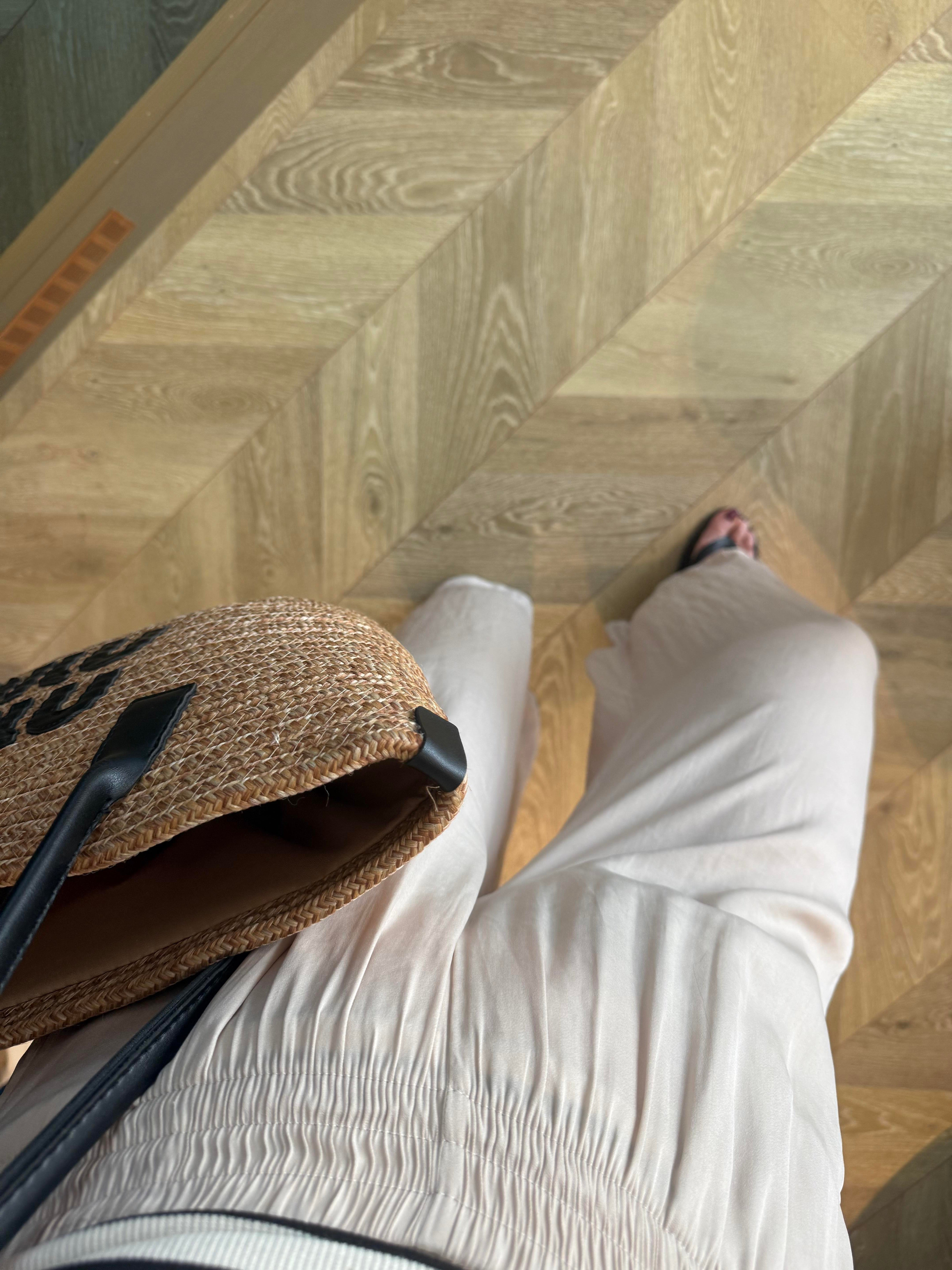 Saten Zr Beli Lastikli Pantolon