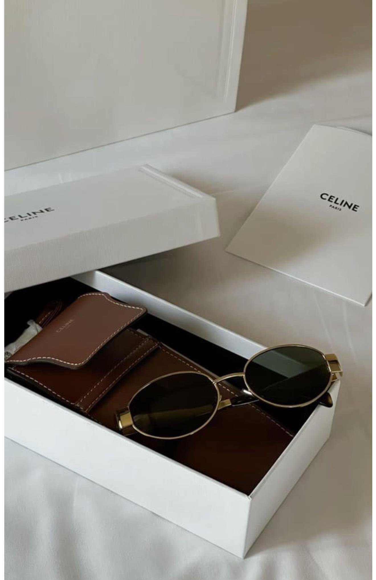 Selin Black And Gold Sunglasses
