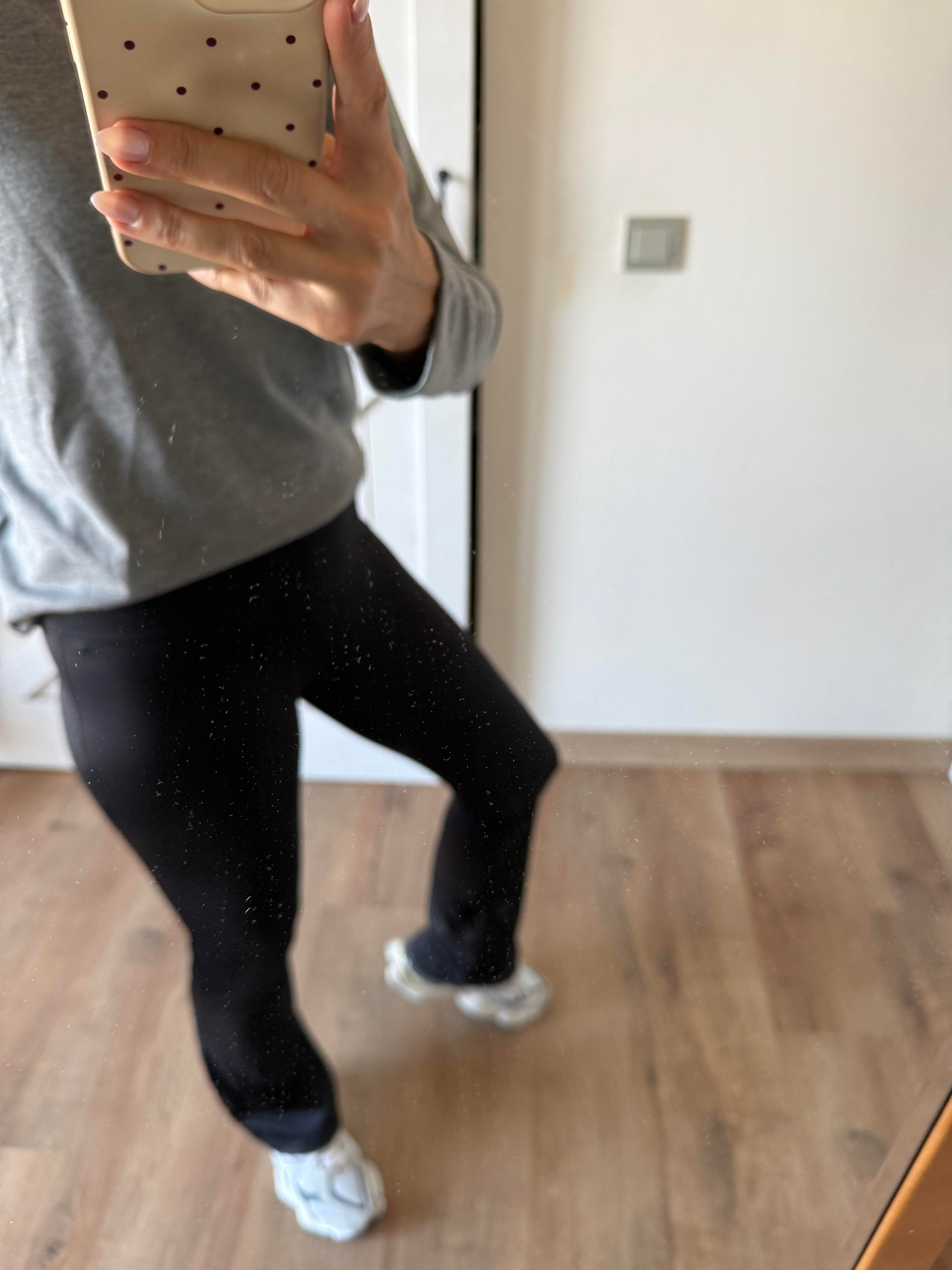 Siyah İspanyol Aloha Tayt