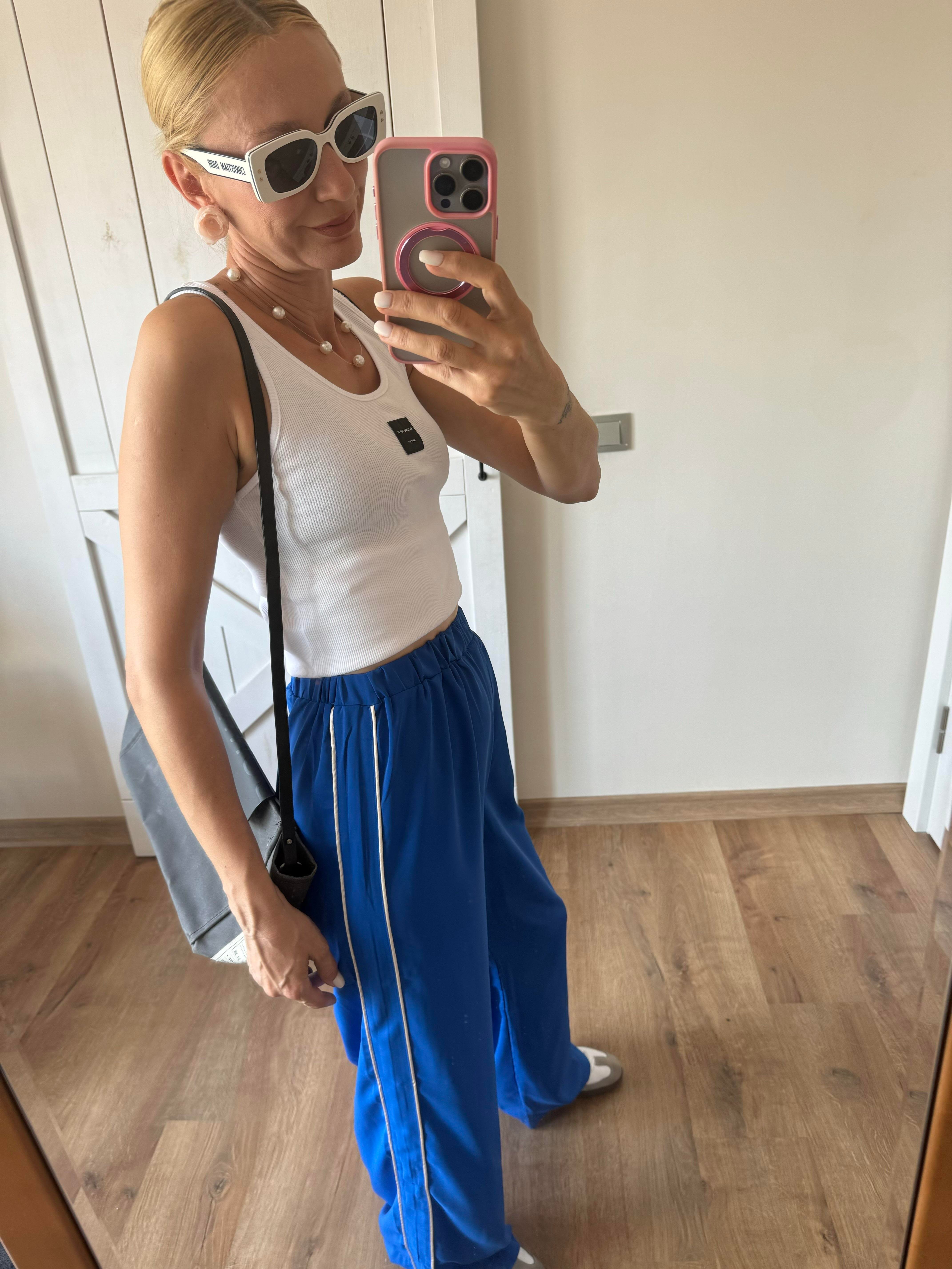 Soft Yanları Şeritli Pantolon