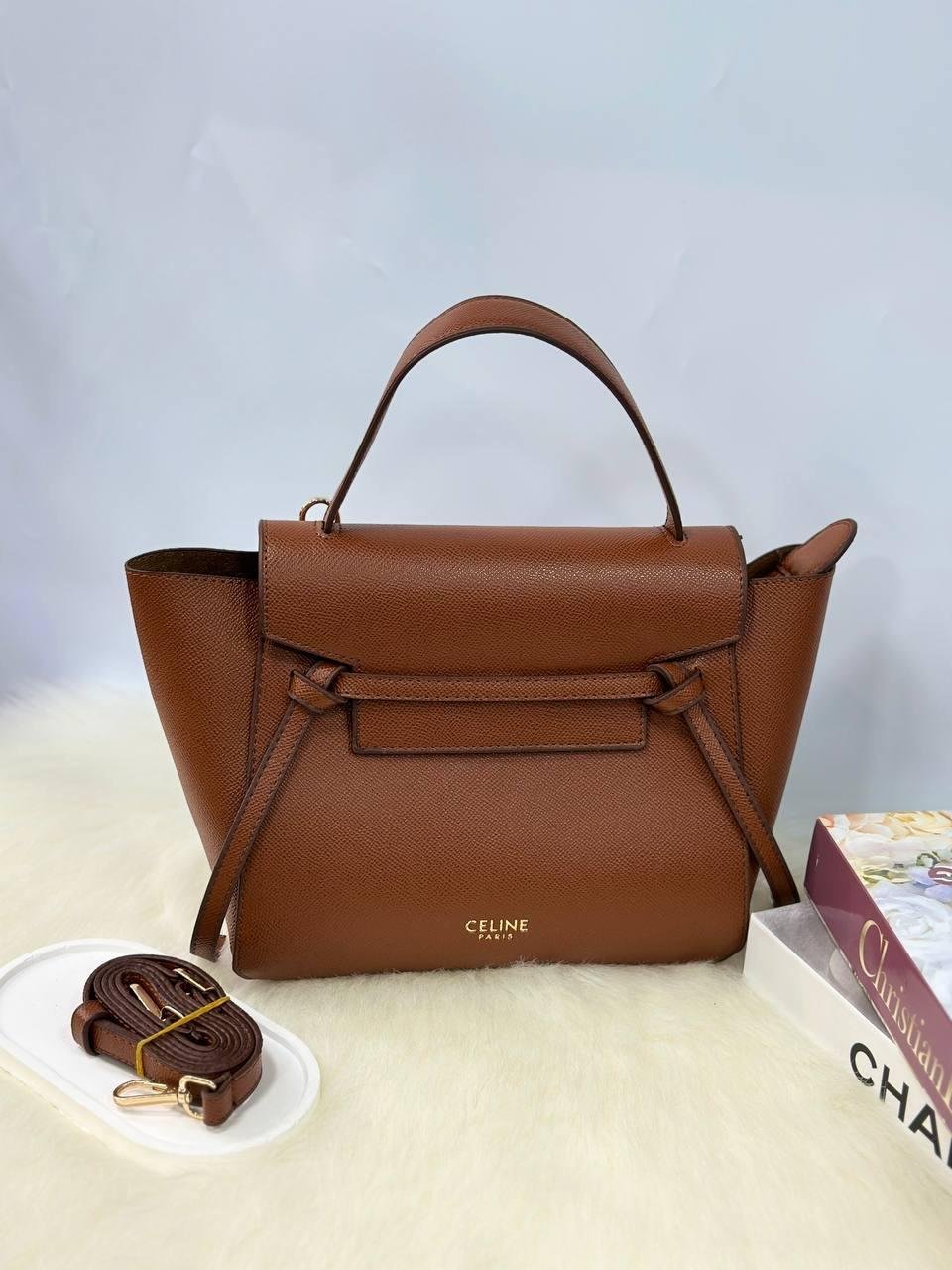 Taba Balt Bag İn Grained Calfskin Çanta