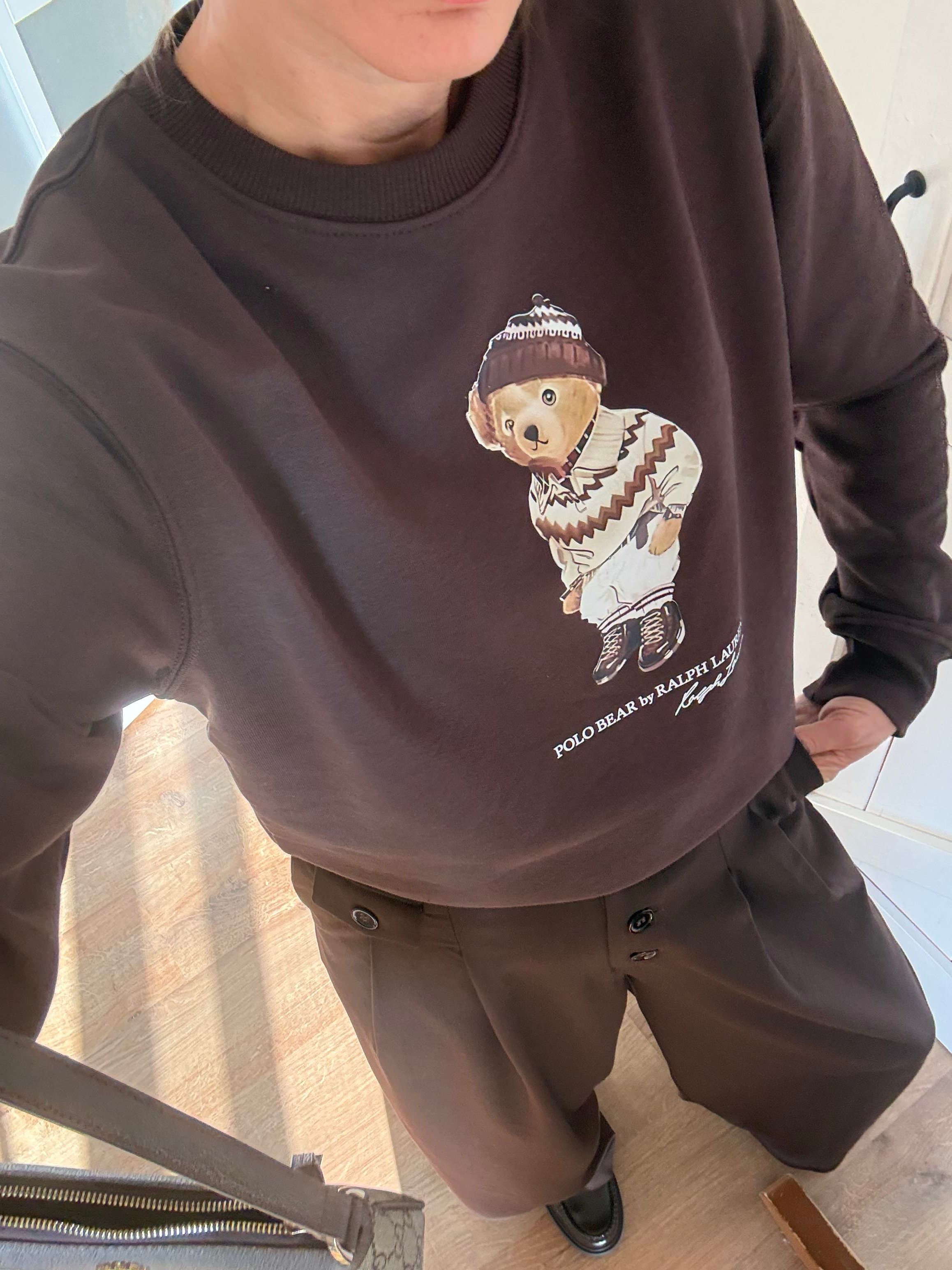 Teddy Kahve Sweatshirt