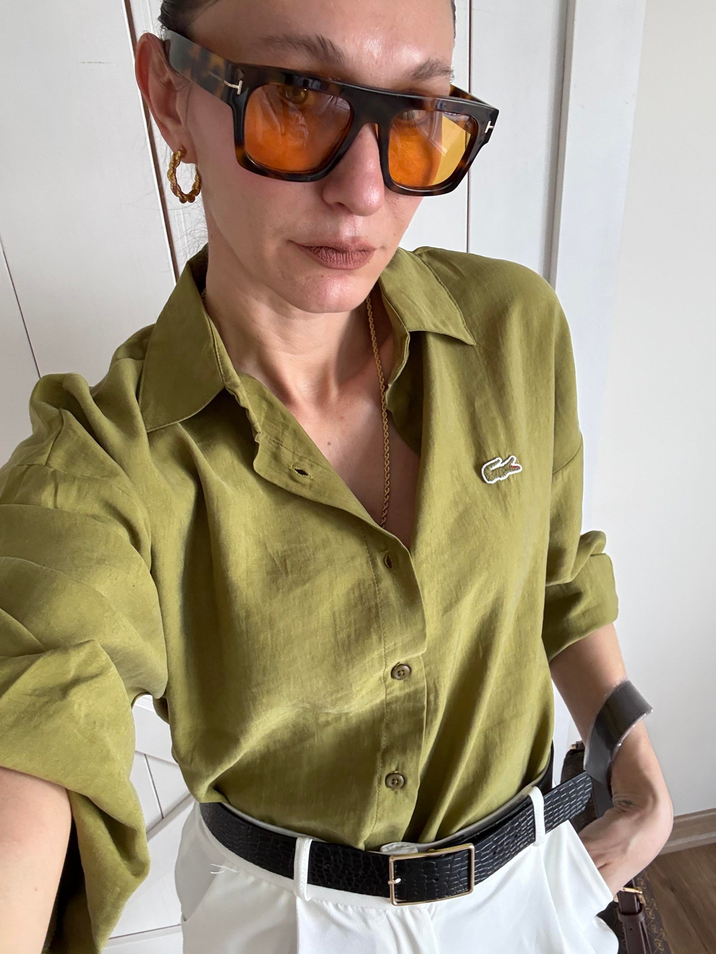 Tensel Yeşil Logolu Gömlek