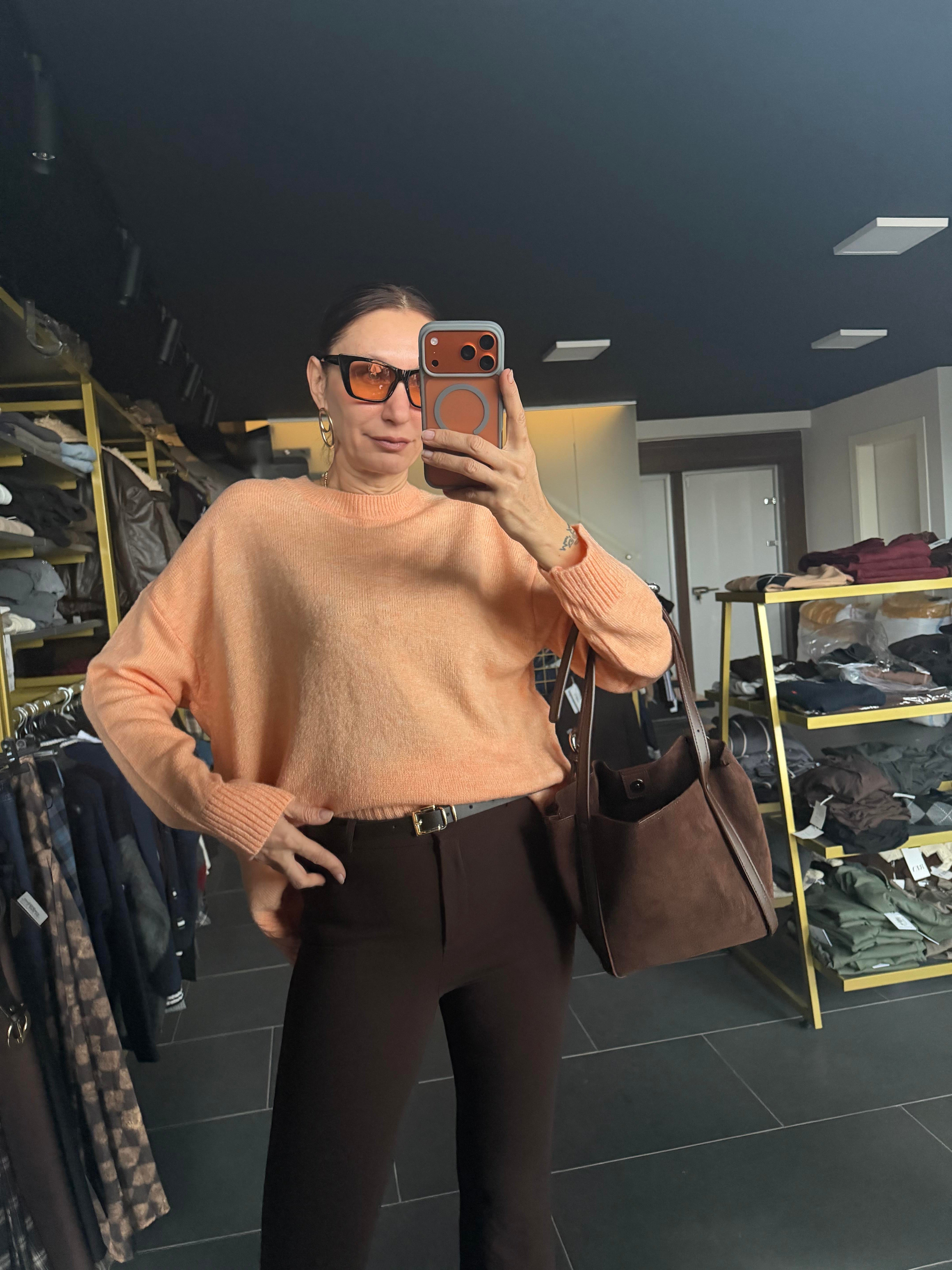 Turuncu Basic Salaş Kazak