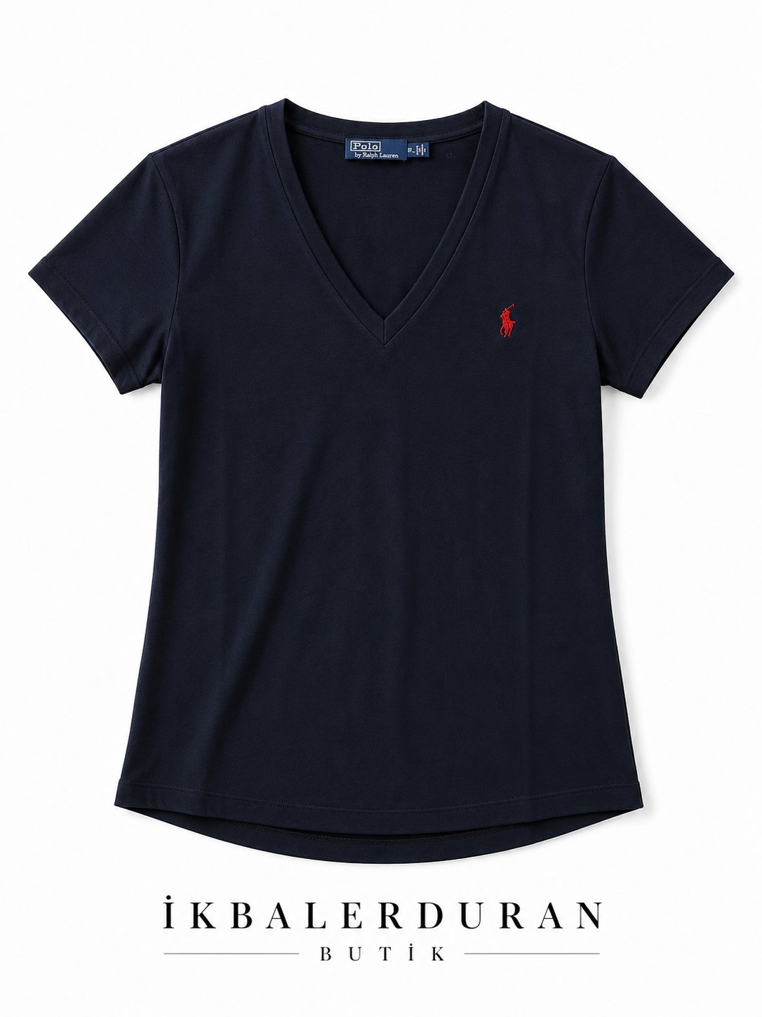V Yaka Dark Blue Tshirt