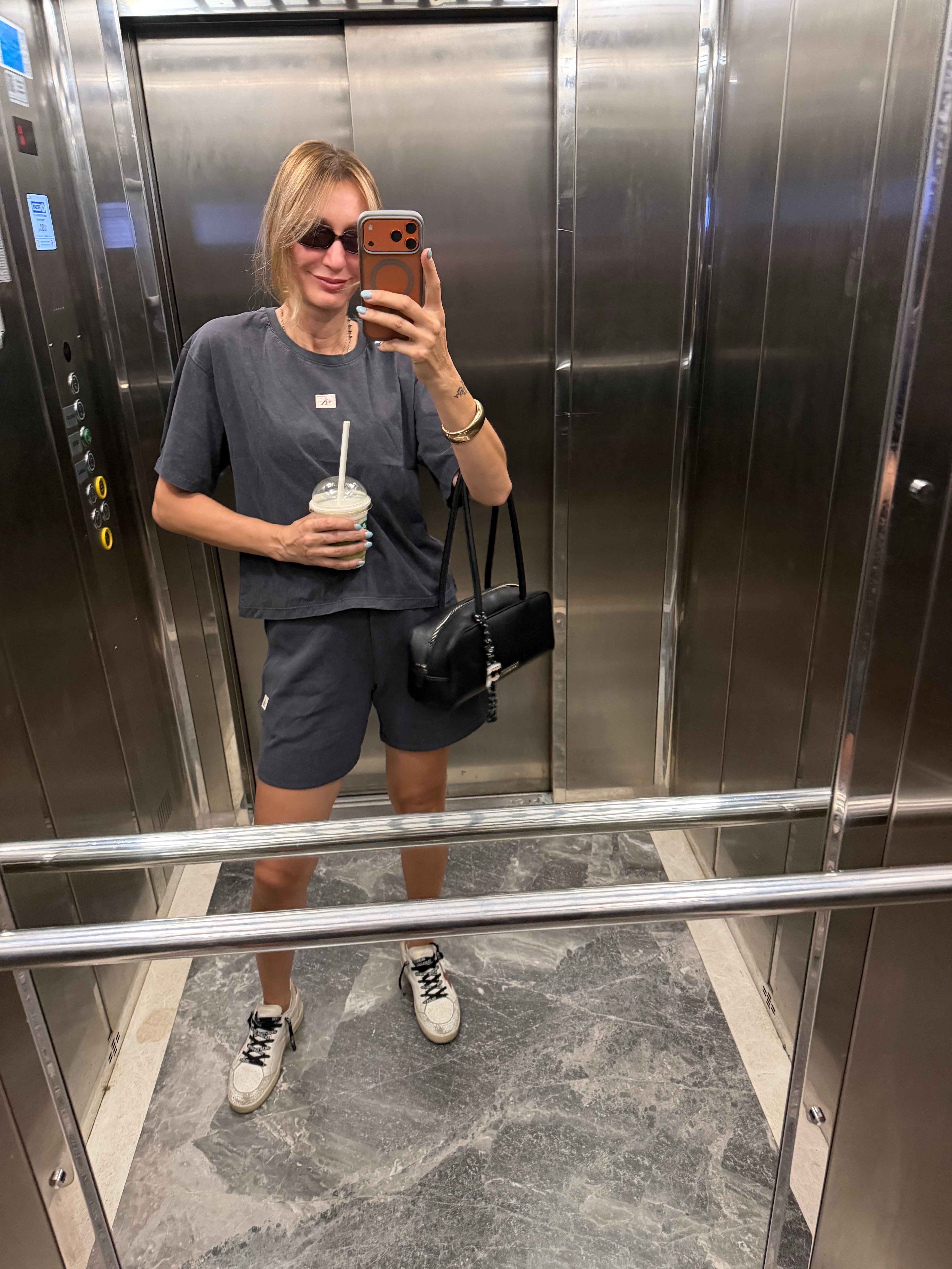 Yıkamalı Ck Şort Tshirt Takım