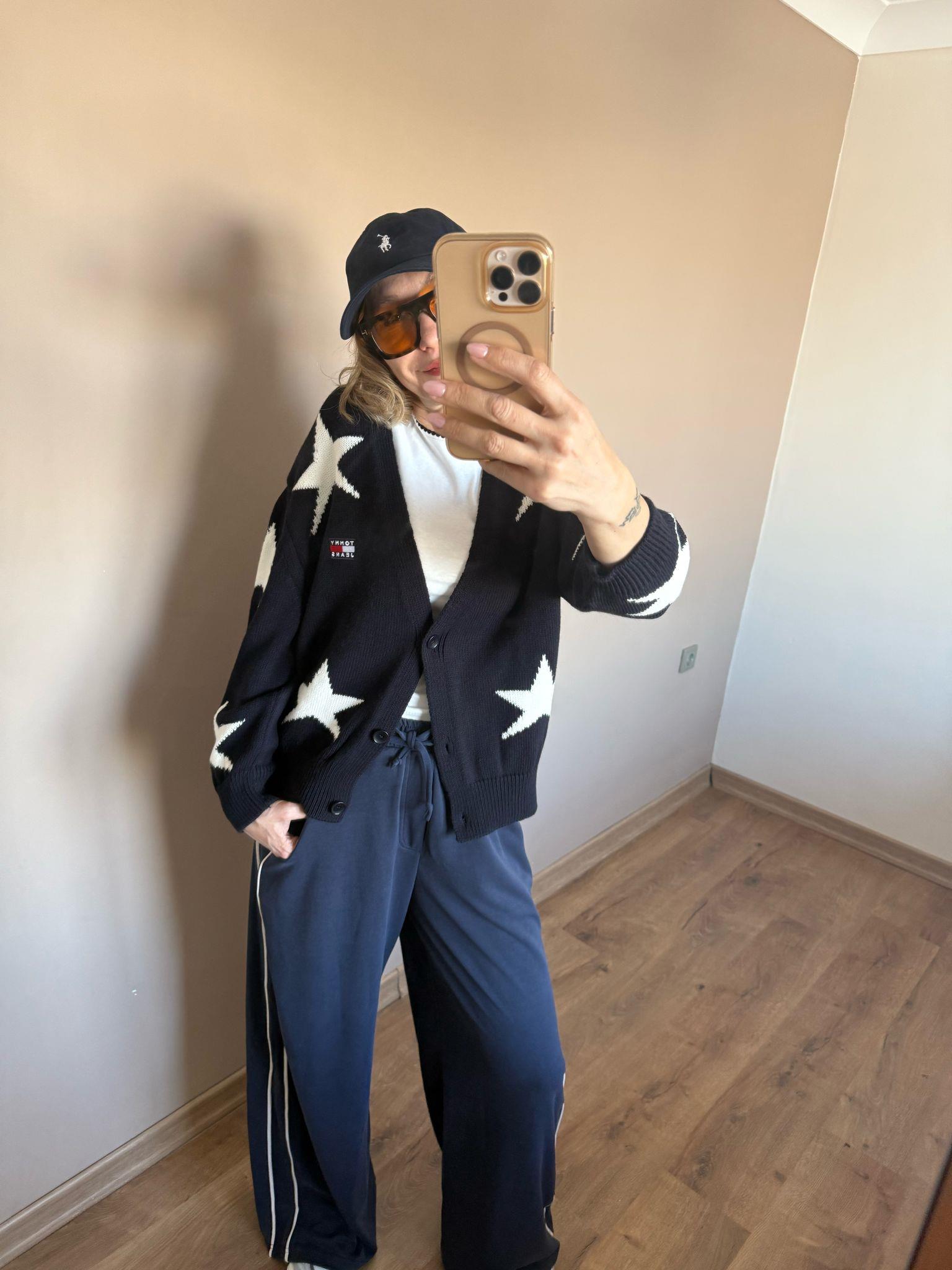 Yıldız Desenli Hırka