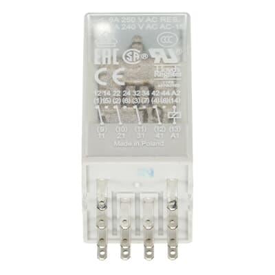 ABB 1SVR405613R1000 - CR-M024DC4 24VDC 6A 14 PİNLİ MİNYATÜR RÖLE 4NA/NK 