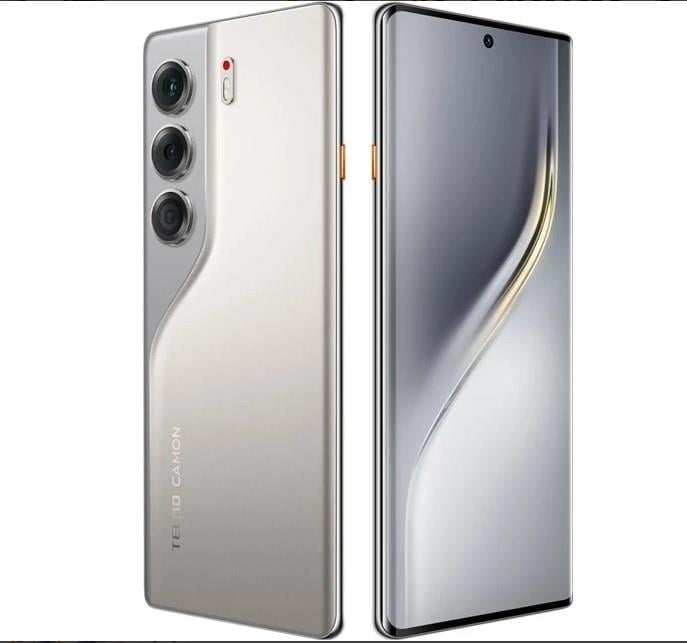 TecnoTecno Camon 40 Pro 256 8+8 GB Ram 5G (Tecno Türkiye Garantili) Titanyum Grisi