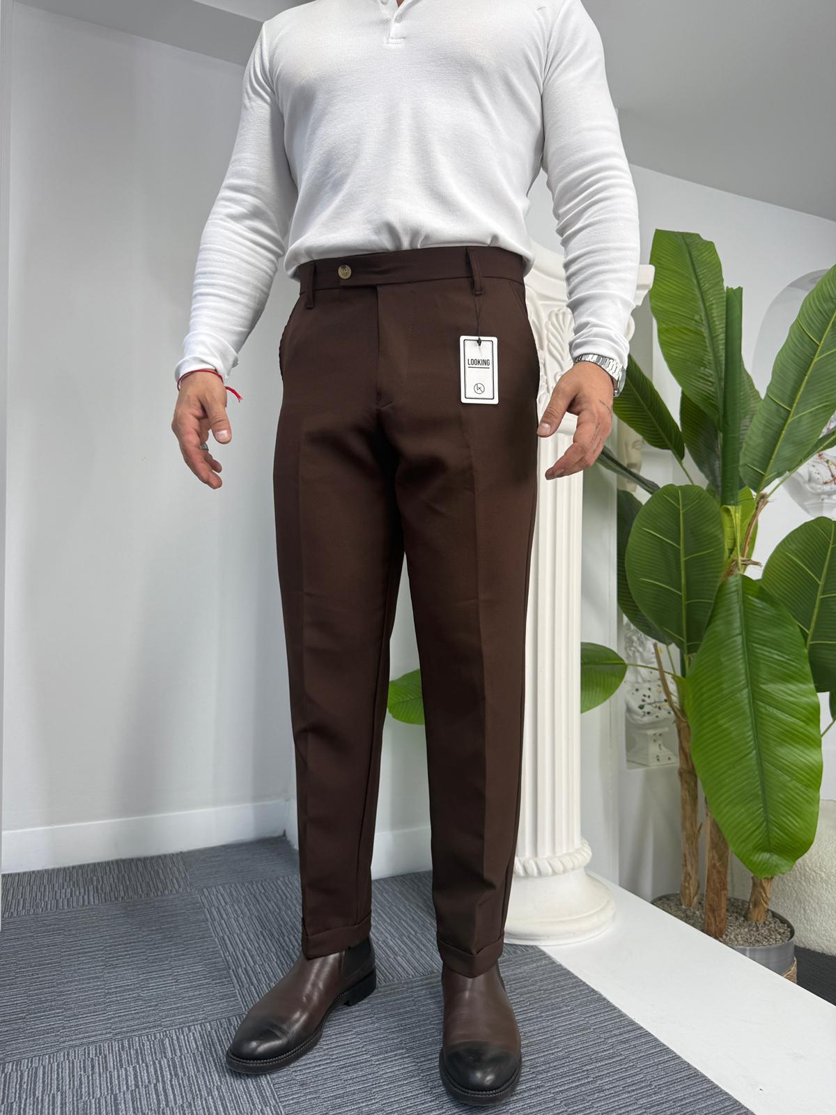 Acı Kahve LK Kışlık Duble Paça Pantolon