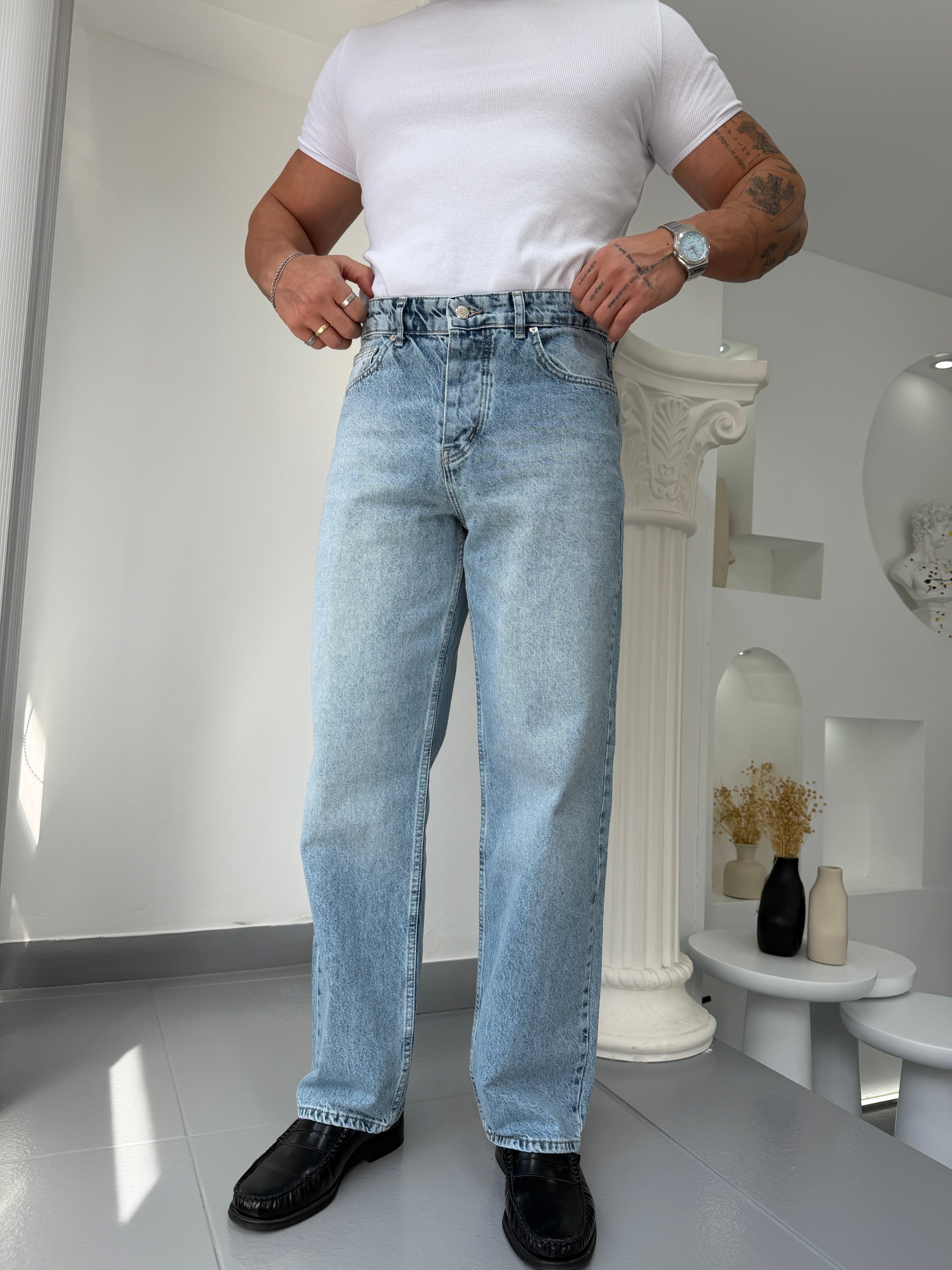 Açık Mavi GG Basic Regular Jean