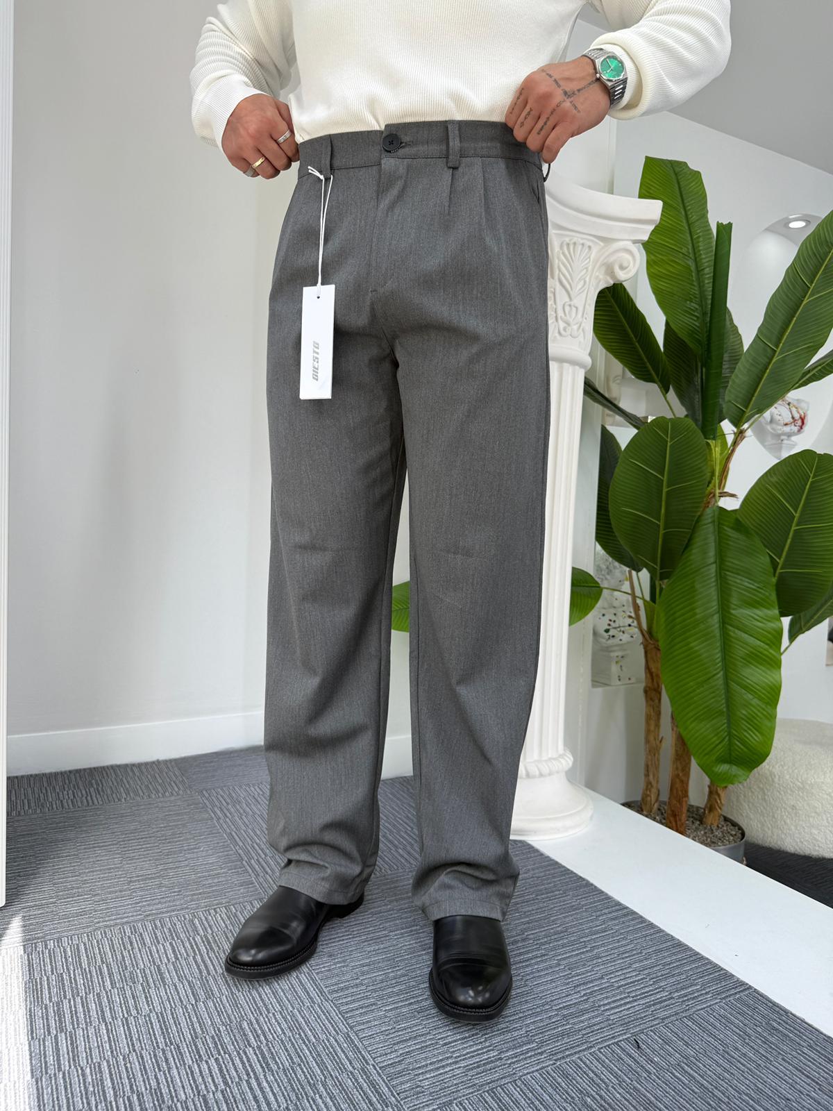 Antrasit GG Premium Baggy Kumaş Pantolon