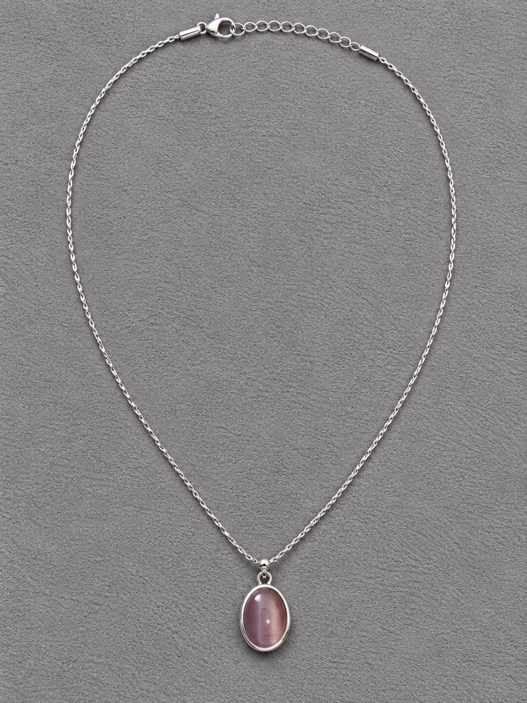 Silver Pink Mila Kolye