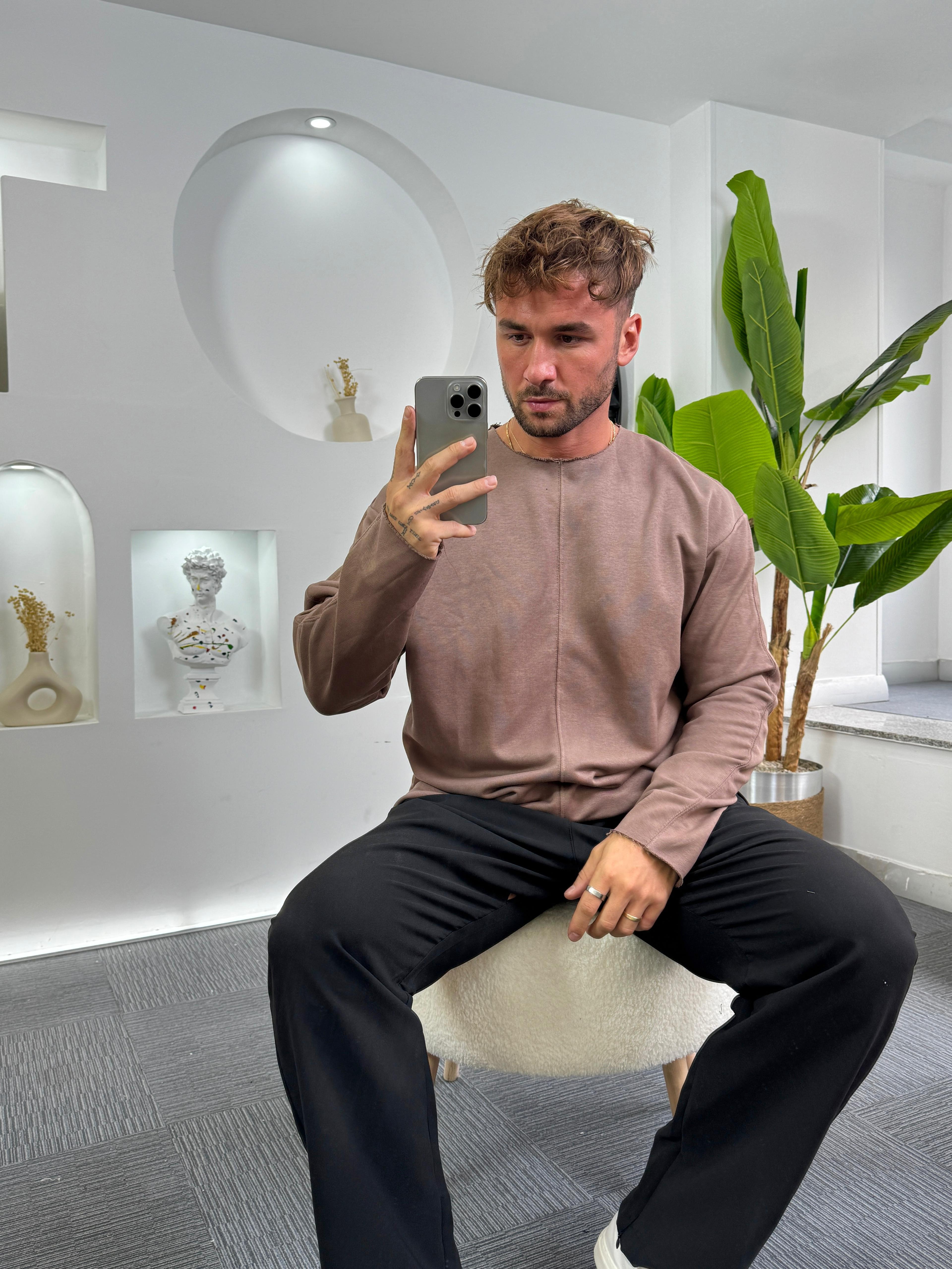 Vizon Ön Cima Detaylı Sweat
