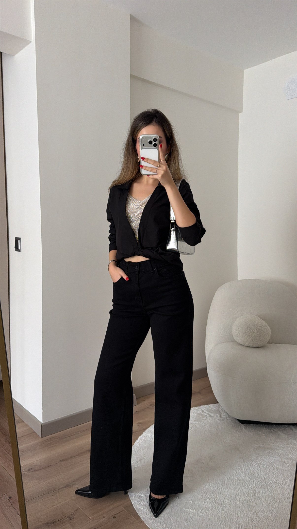 LİKRALI SİYAH JEAN KAPAK