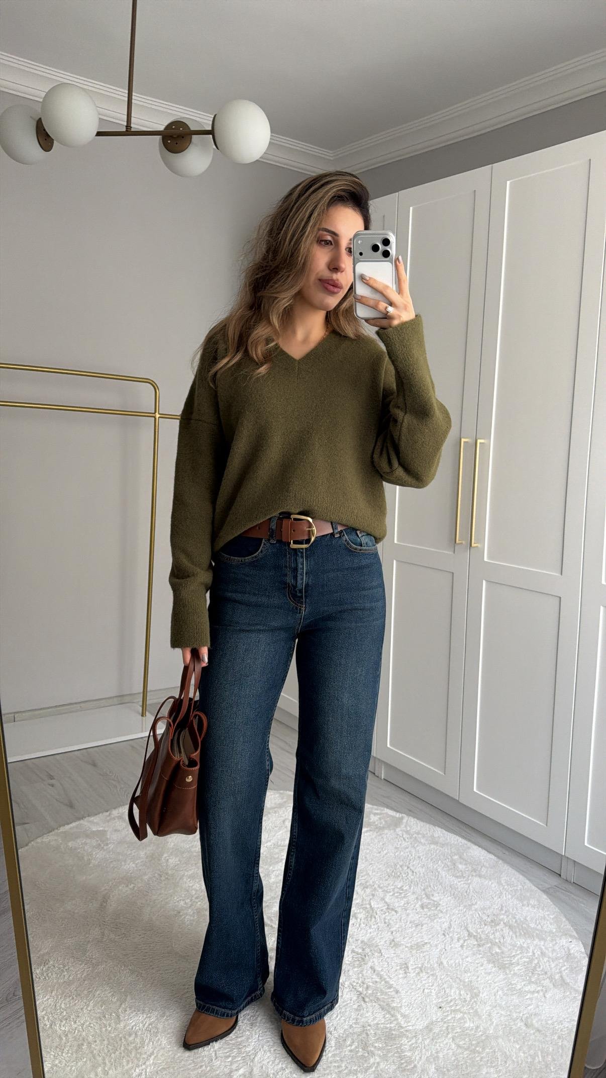 LİKRALI -YIKAMALI STRAİGHT LACİVERT JEAN