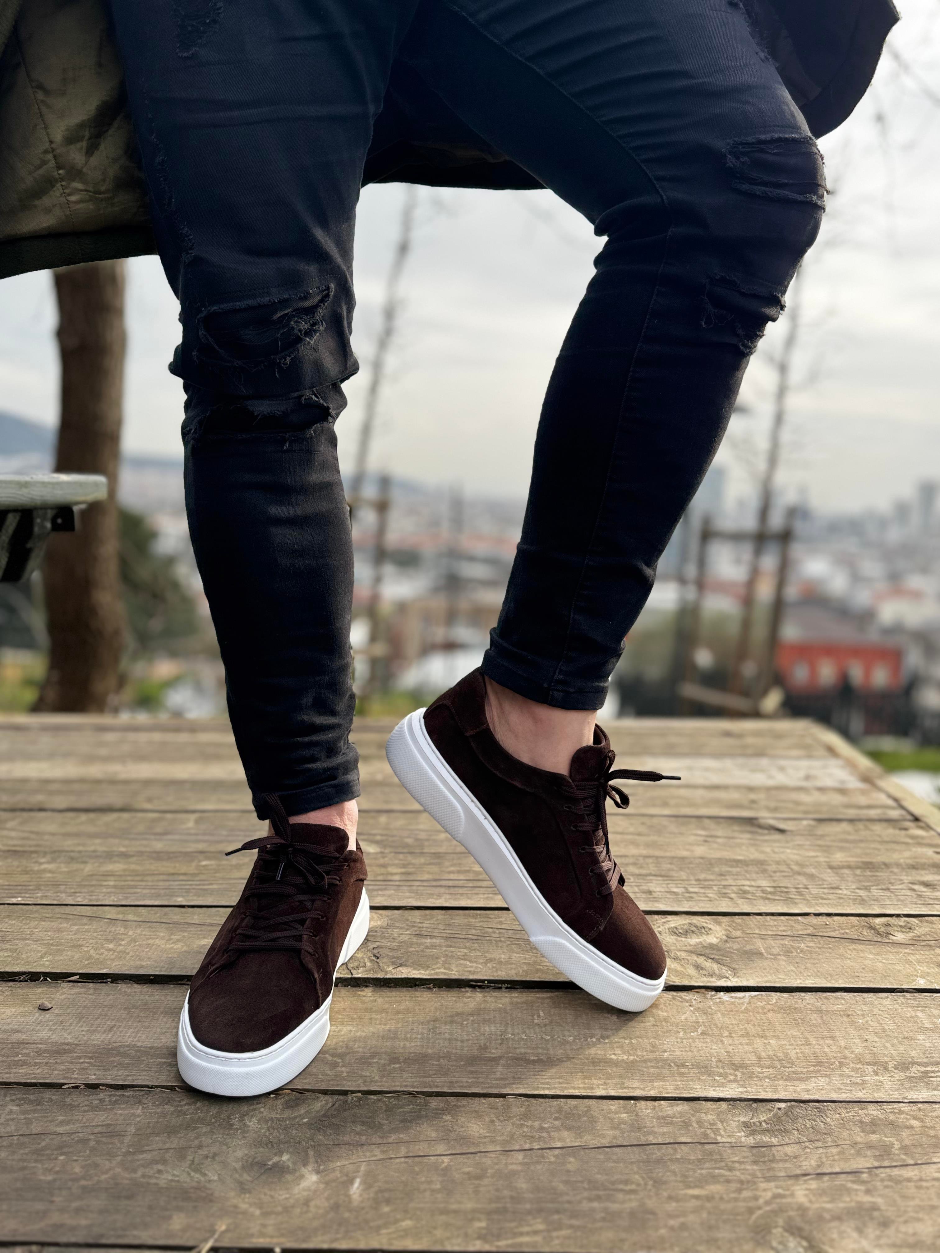 Casual Deri Ayakkabı Kahve