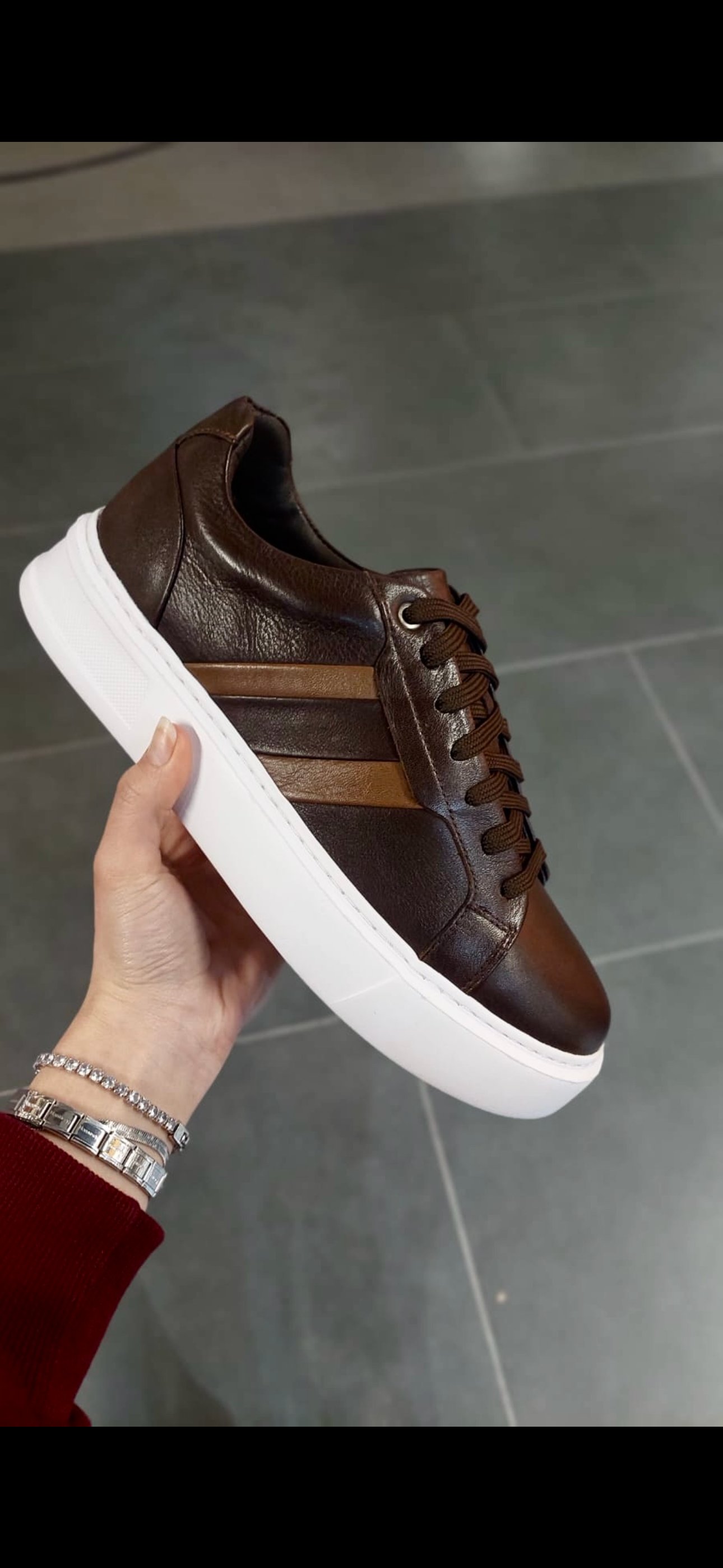 Deri Casual Rahat Sneaker